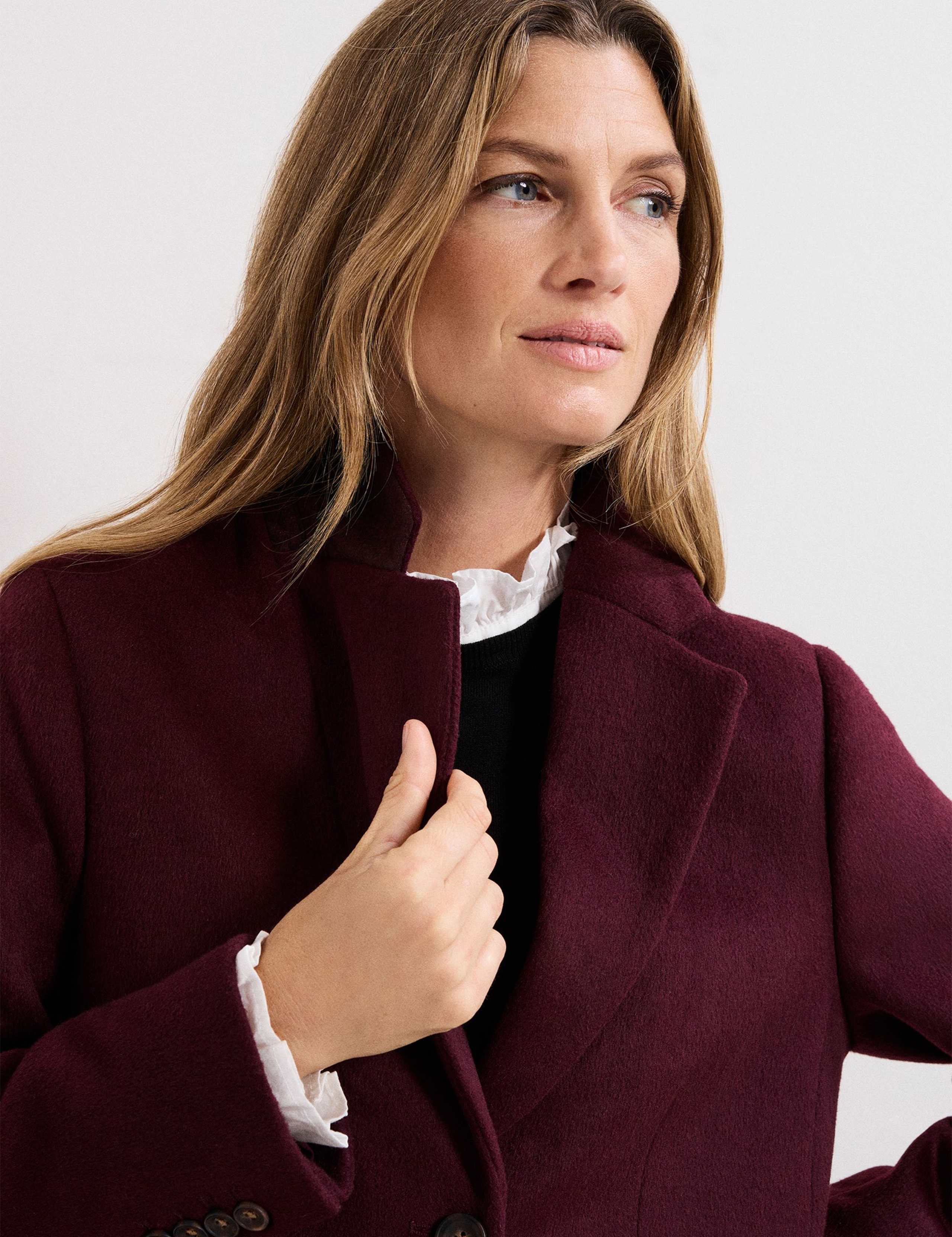 Wool Rich Collared Coat 9 of 9