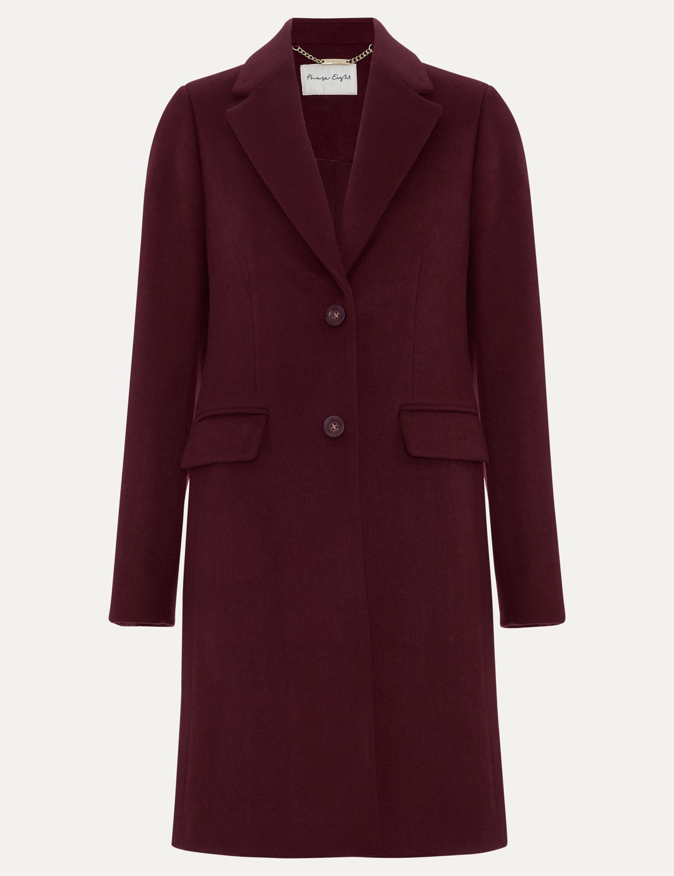 Wool Rich Collared Coat 2 of 9