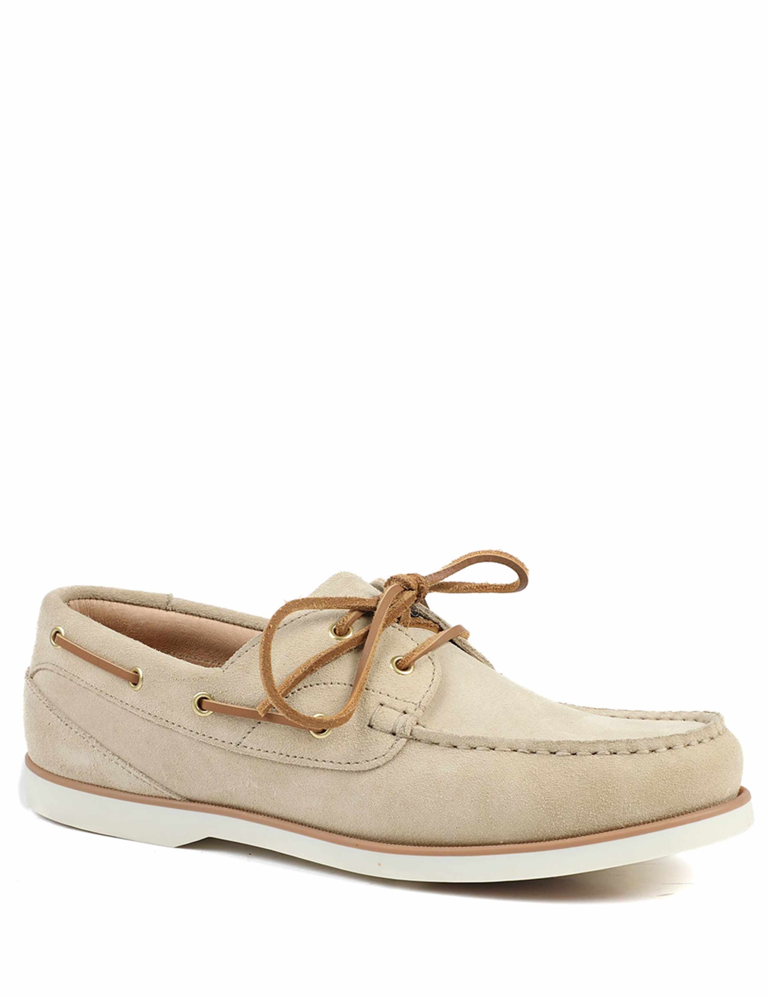 Leather Lace Up Boat Shoes 2 of 6