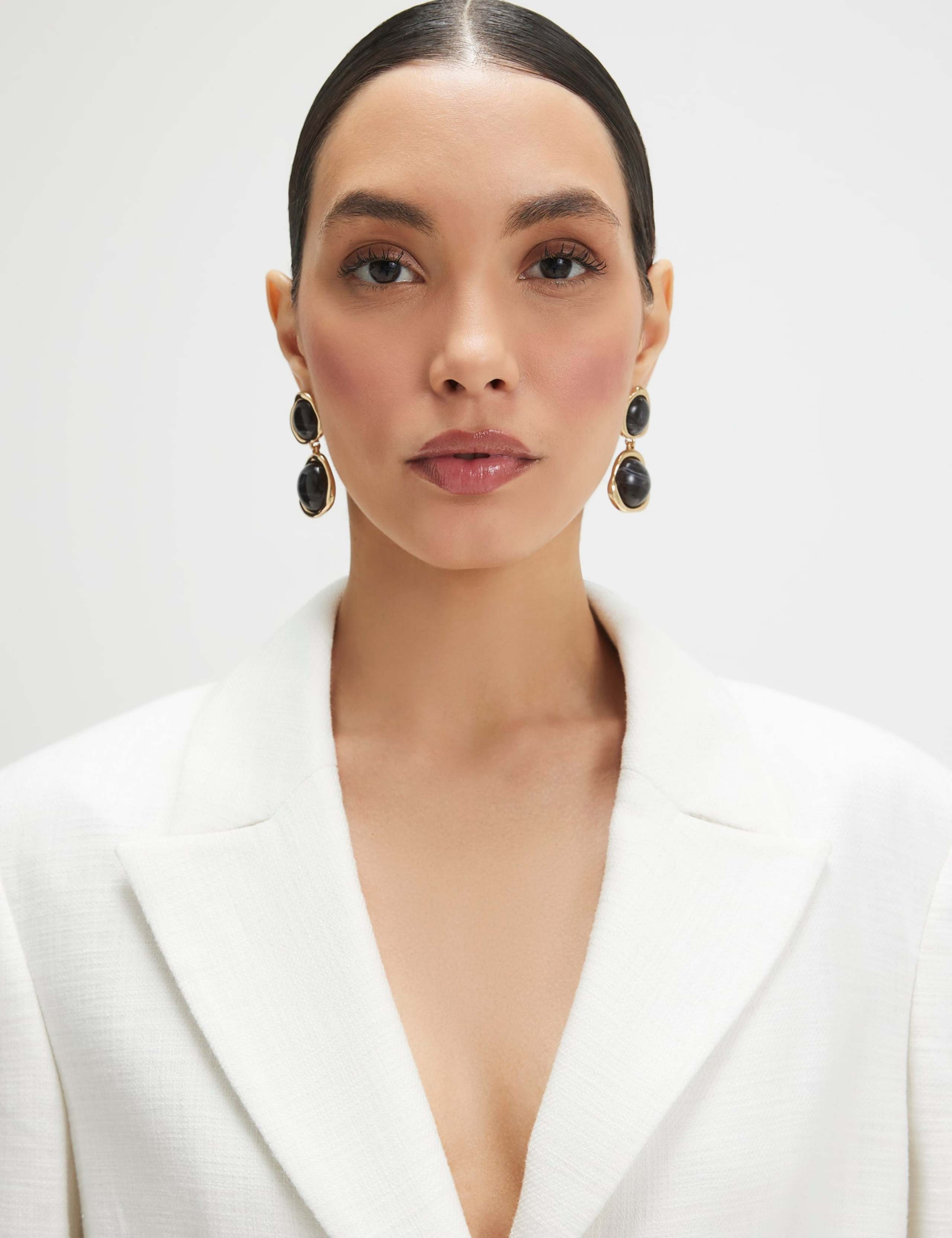 Pure Cotton Cinched Waist Blazer 4 of 4