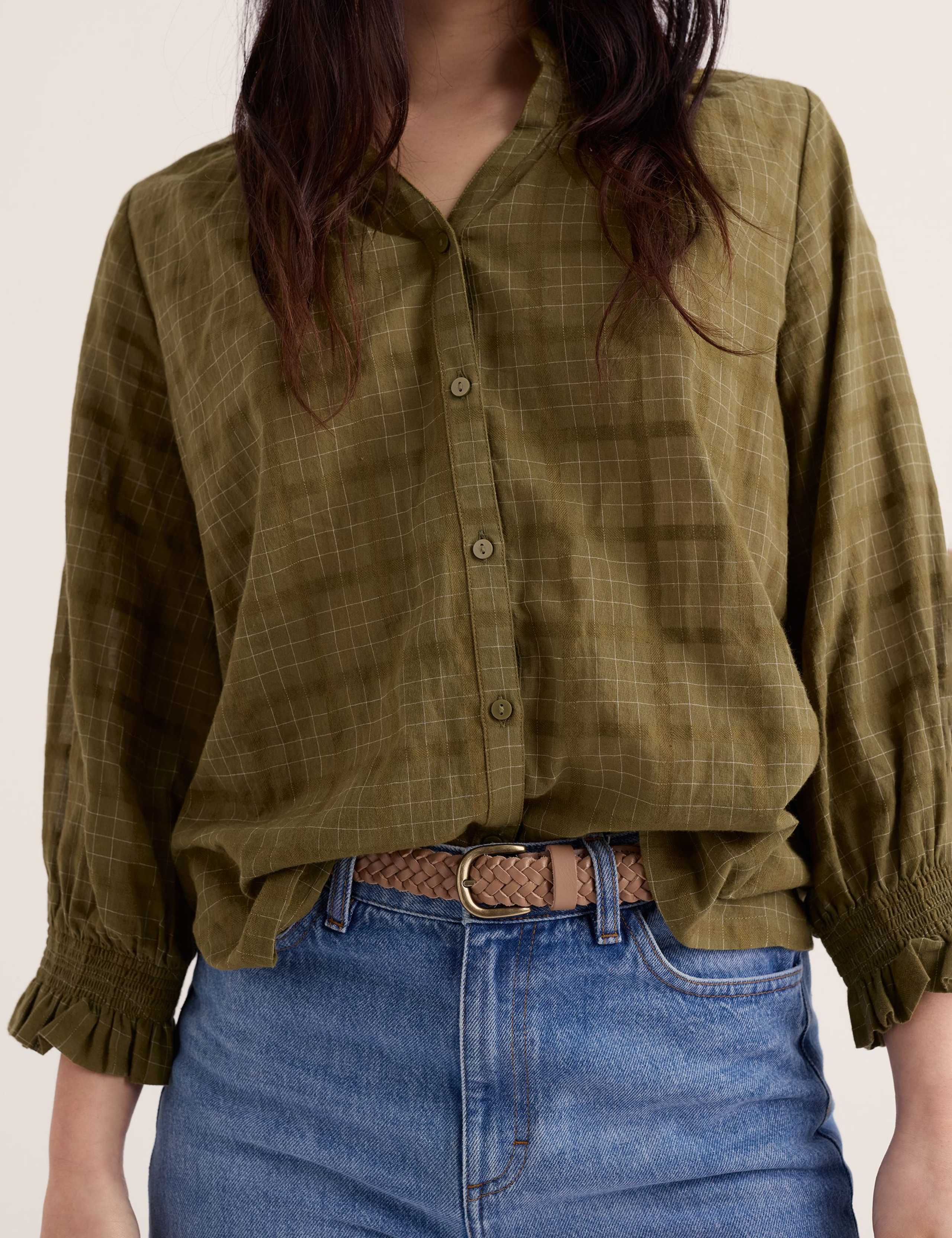 Leather Intertwined Woven Jeans Belt 3 of 4