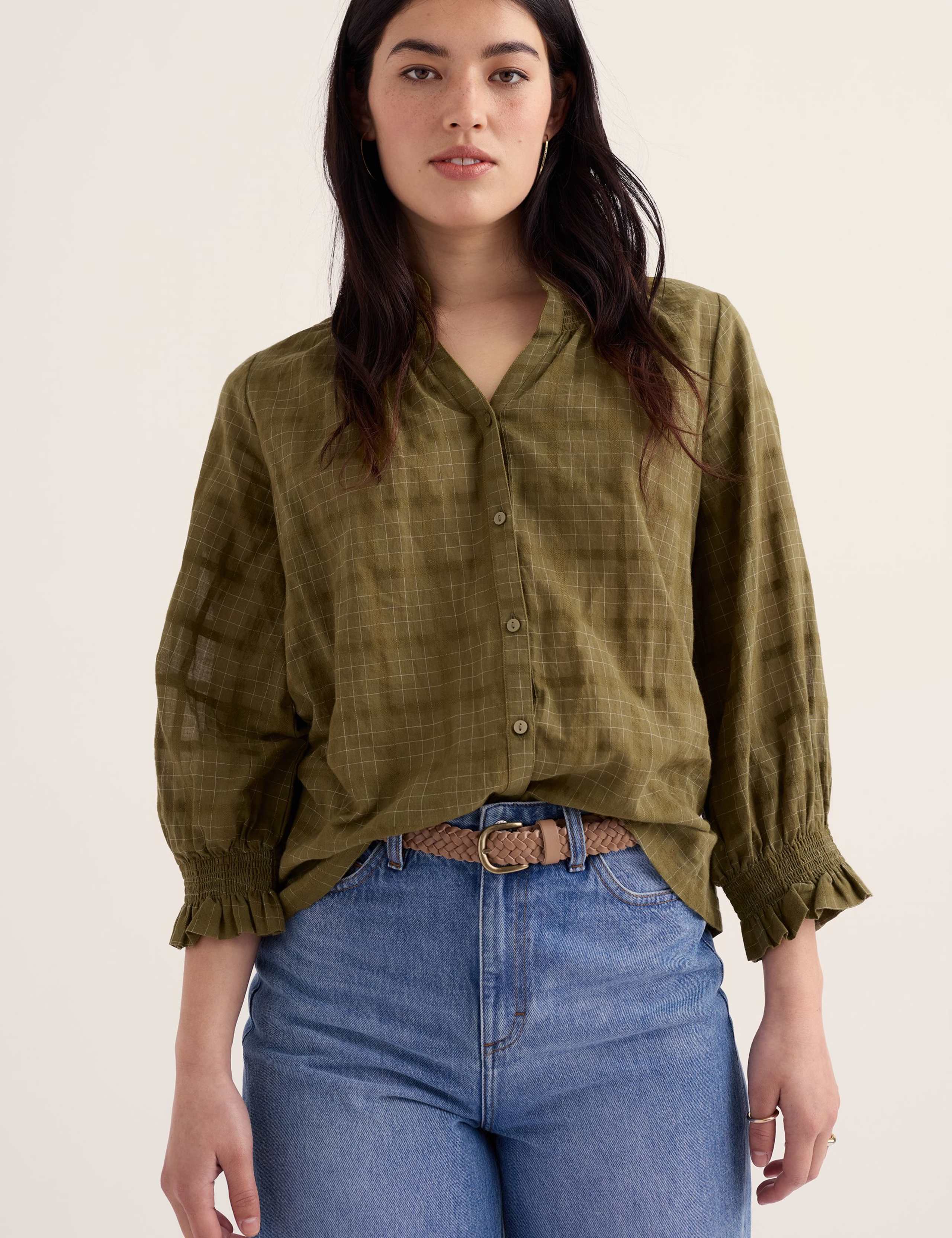 Leather Intertwined Woven Jeans Belt 4 of 4