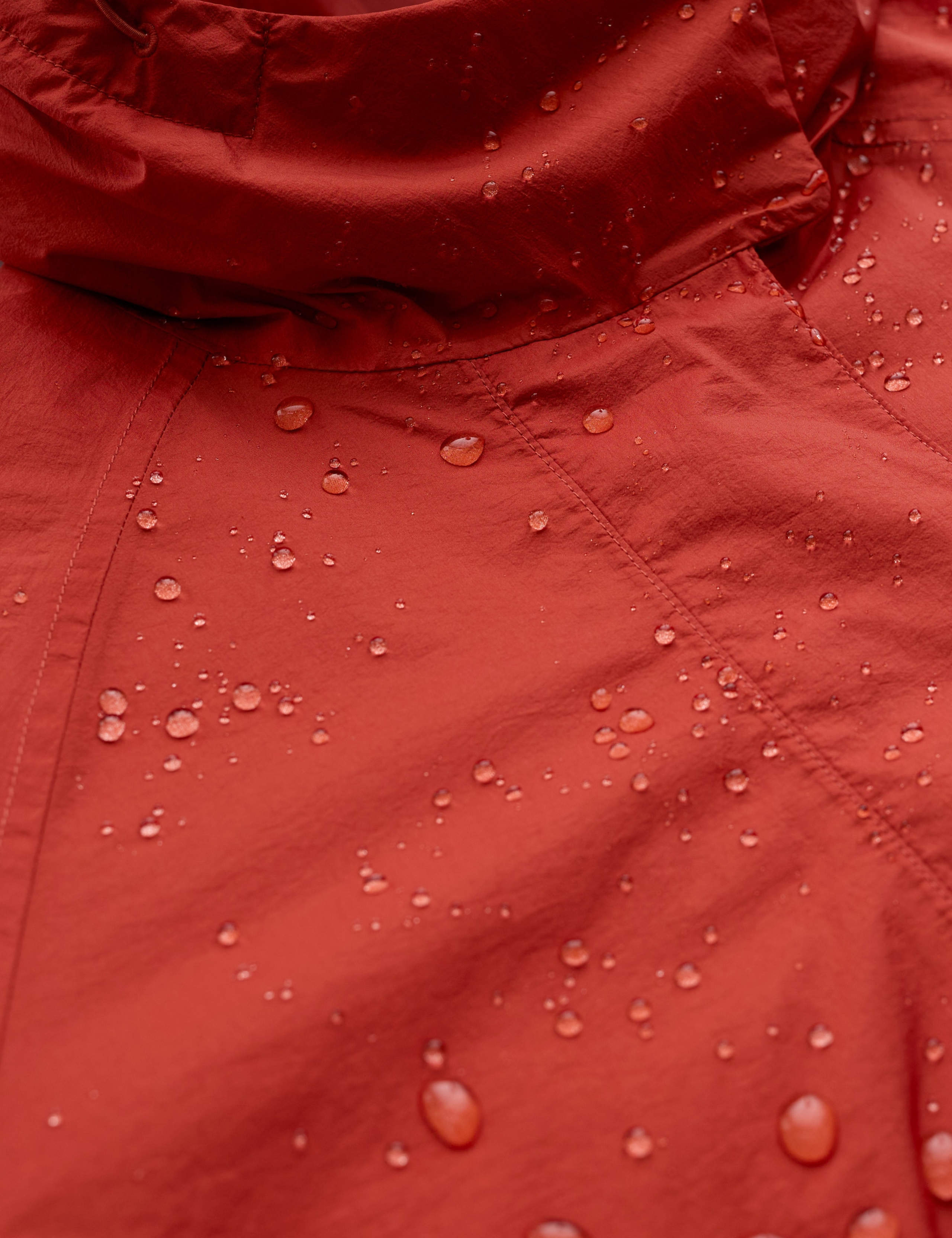 Waterproof Hooded Relaxed Rain Jacket 3 of 5
