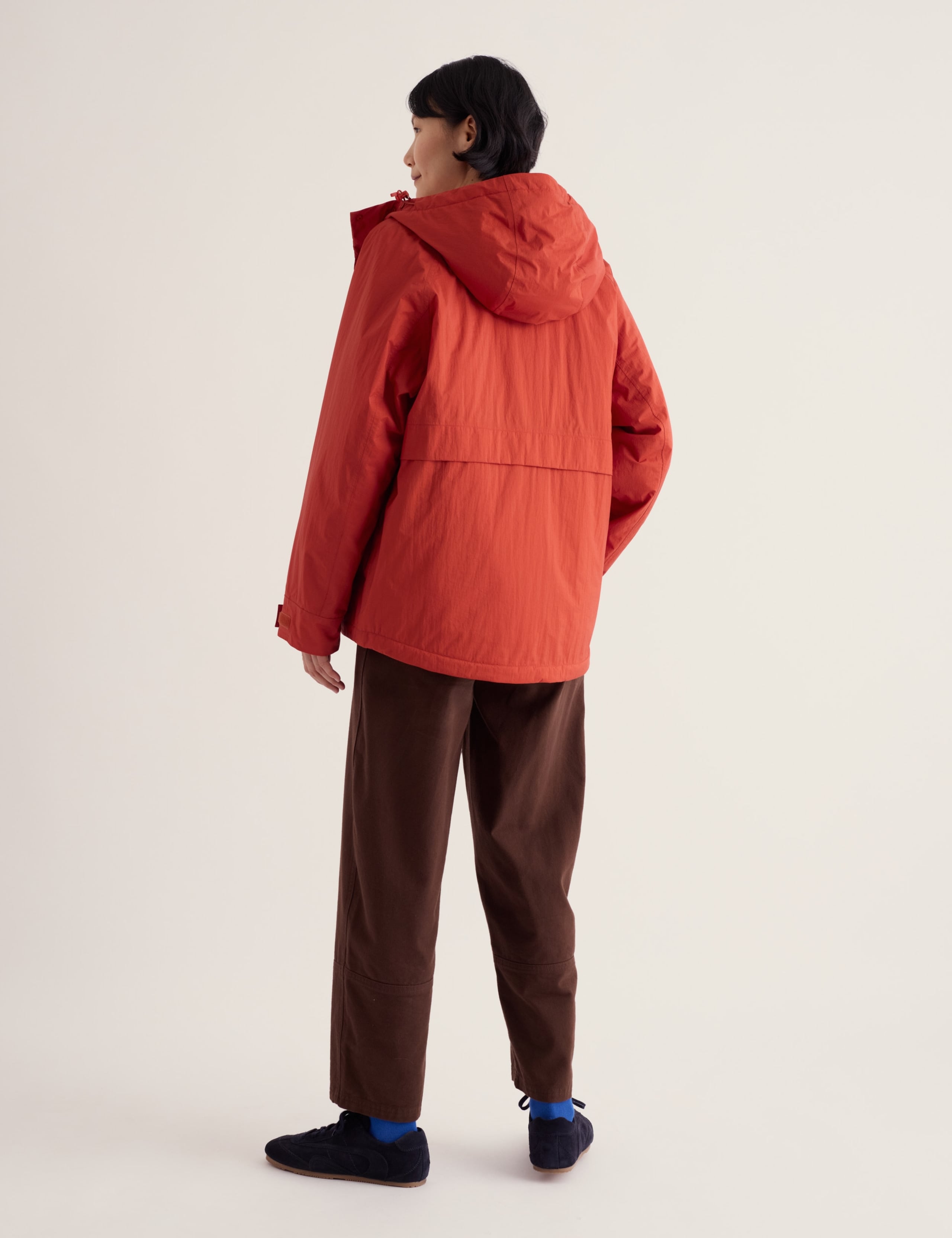 Waterproof Hooded Relaxed Rain Jacket 5 of 5