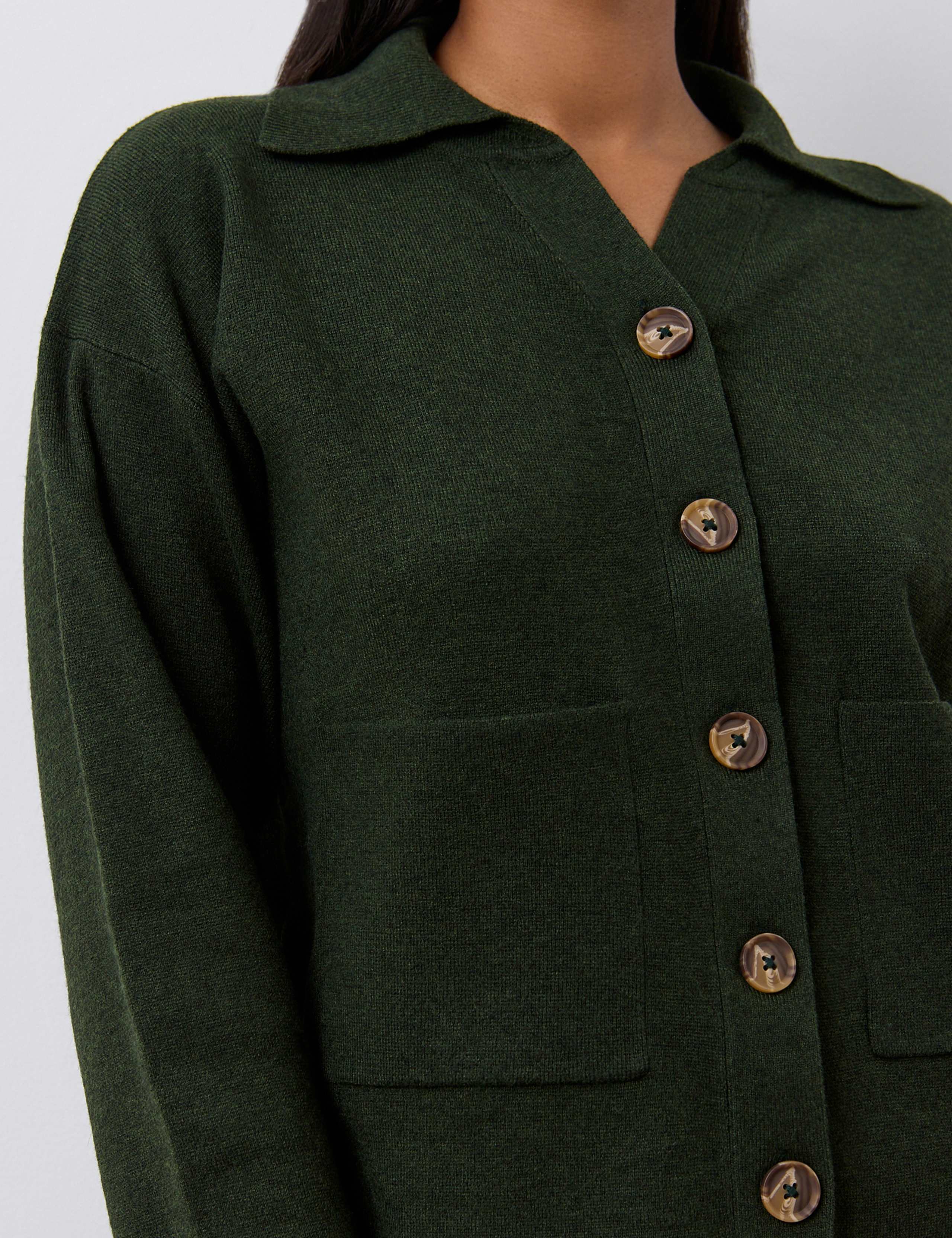 Collared Button Front Cardigan 4 of 4