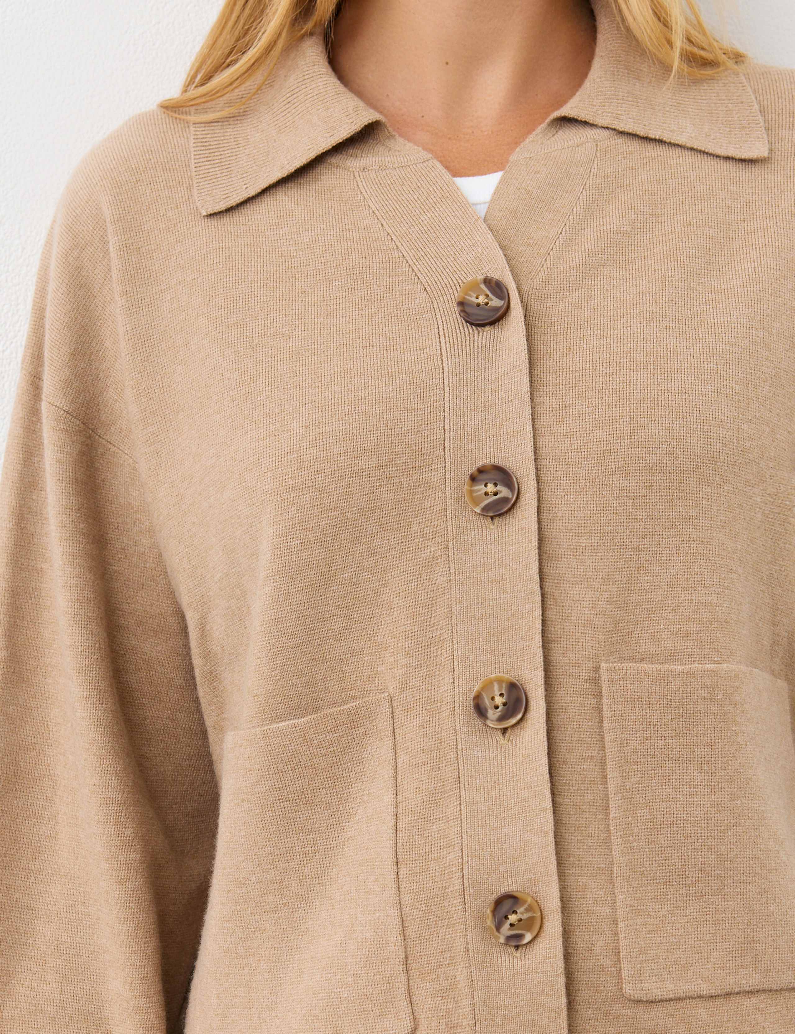 Collared Button Front Cardigan 3 of 4