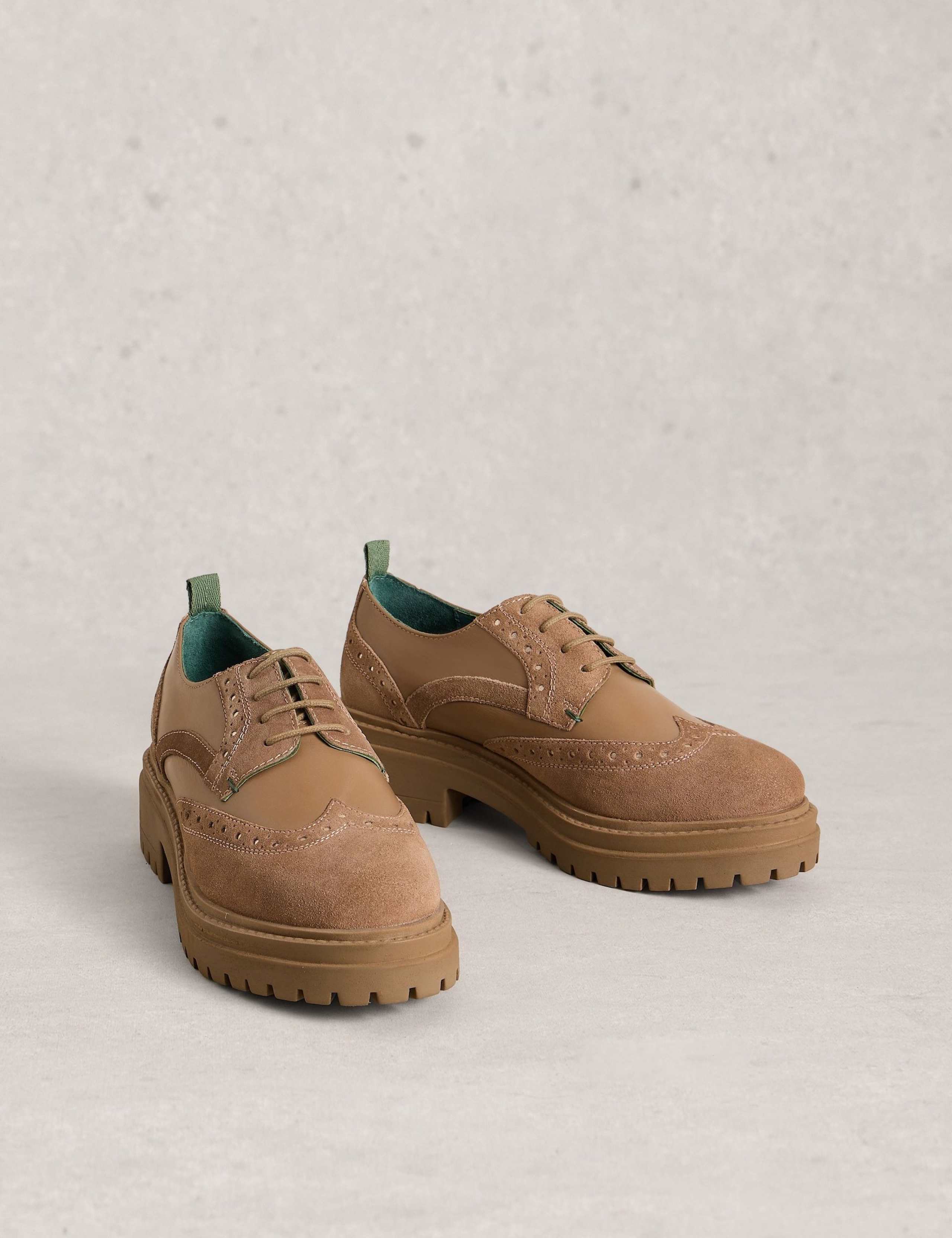 Leather Chunky Brogues 2 of 4