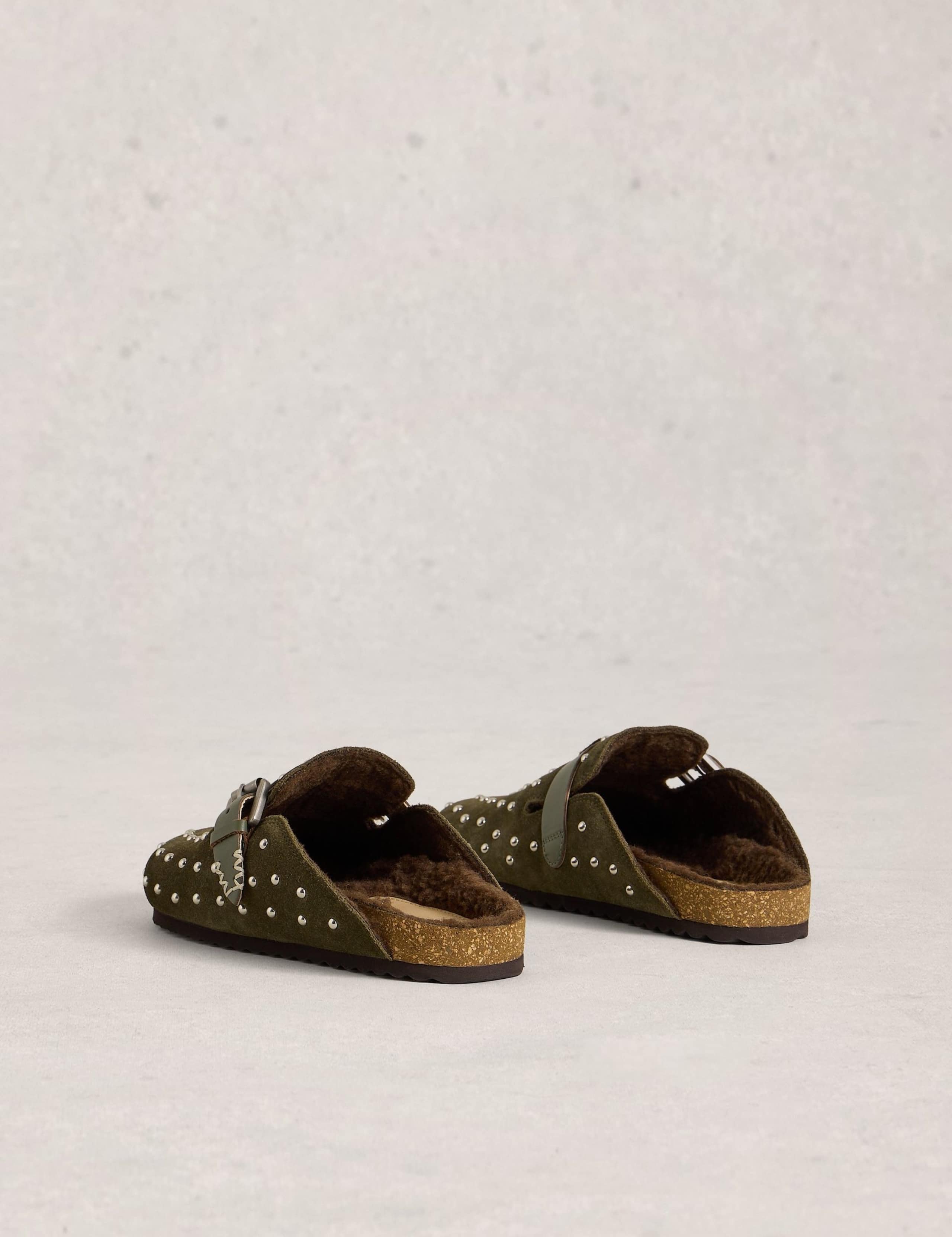 Studded Slip On Footbed Mules 3 of 4