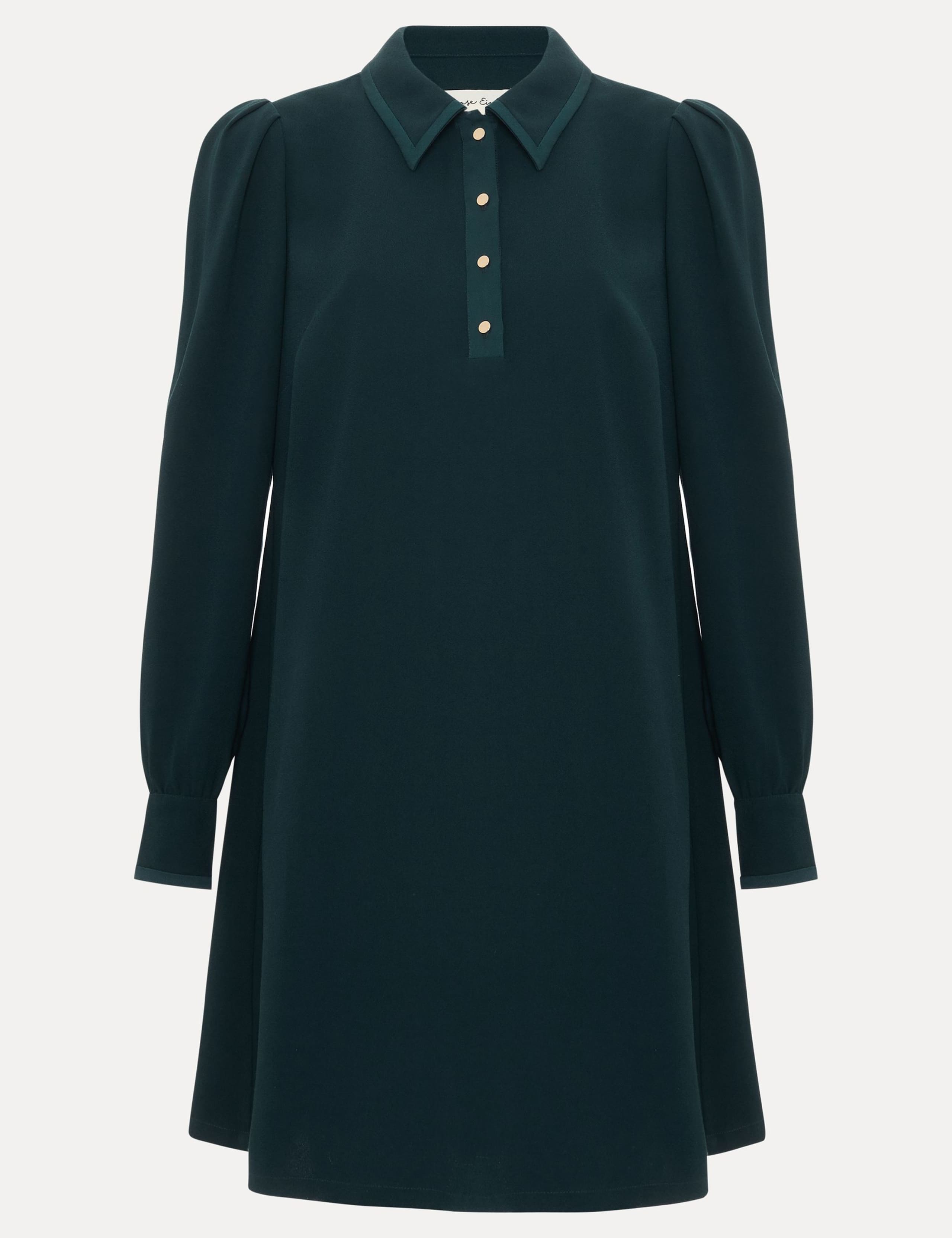 Collared Mini Swing Dress 2 of 7