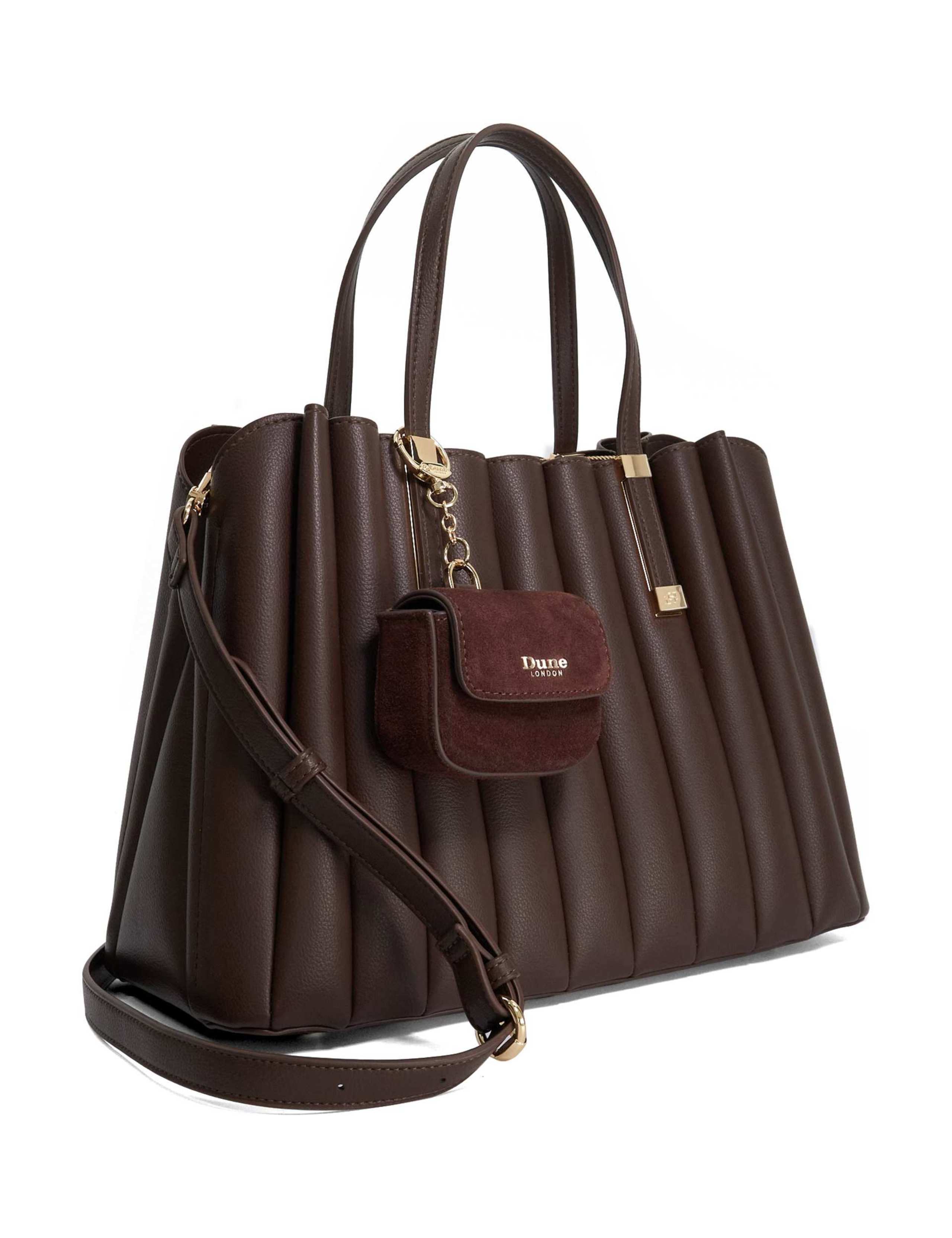 Pleated Tote Bag with Purse 2 of 6
