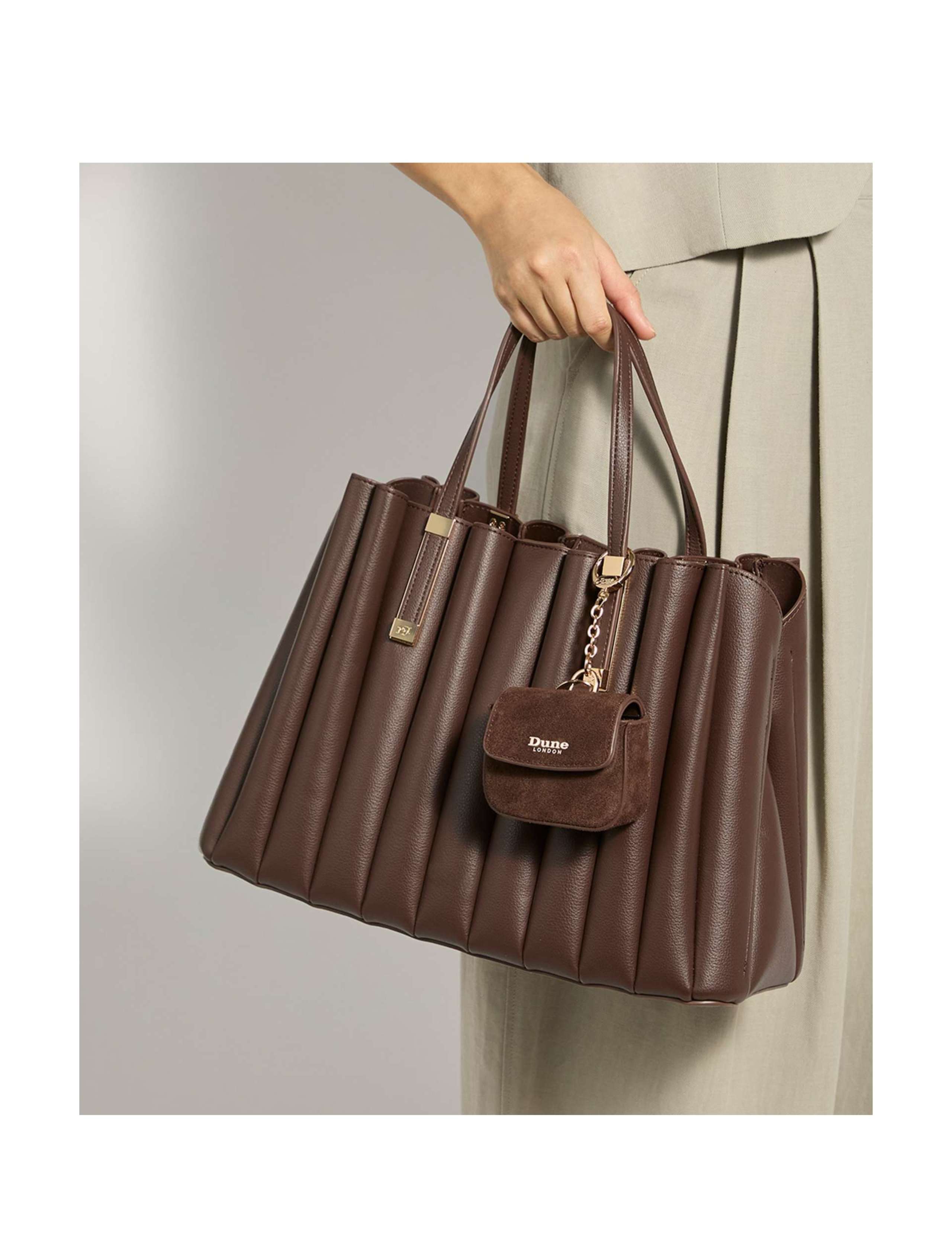 Pleated Tote Bag with Purse 3 of 6