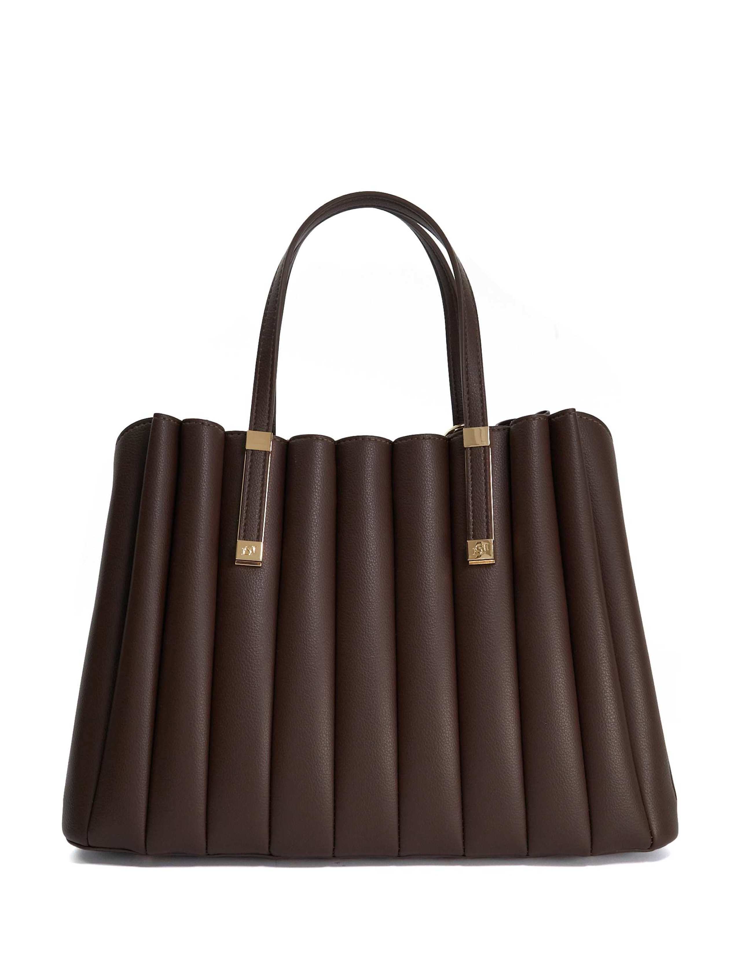 Pleated Tote Bag with Purse 4 of 6