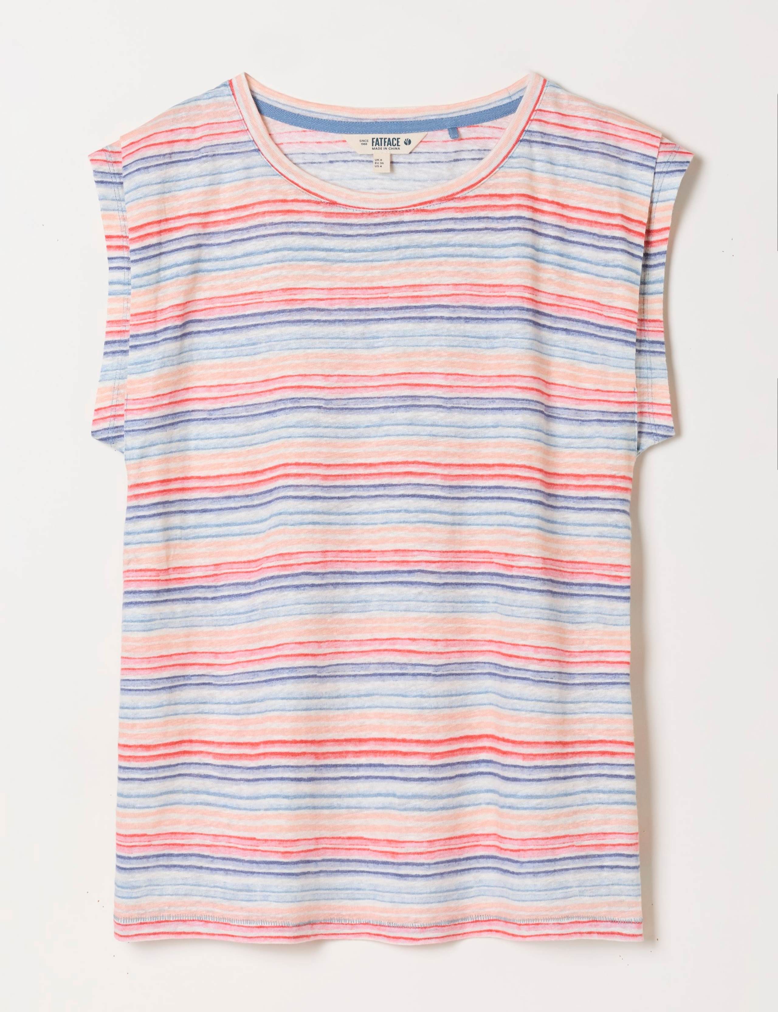 Pure Linen Striped Top 2 of 6