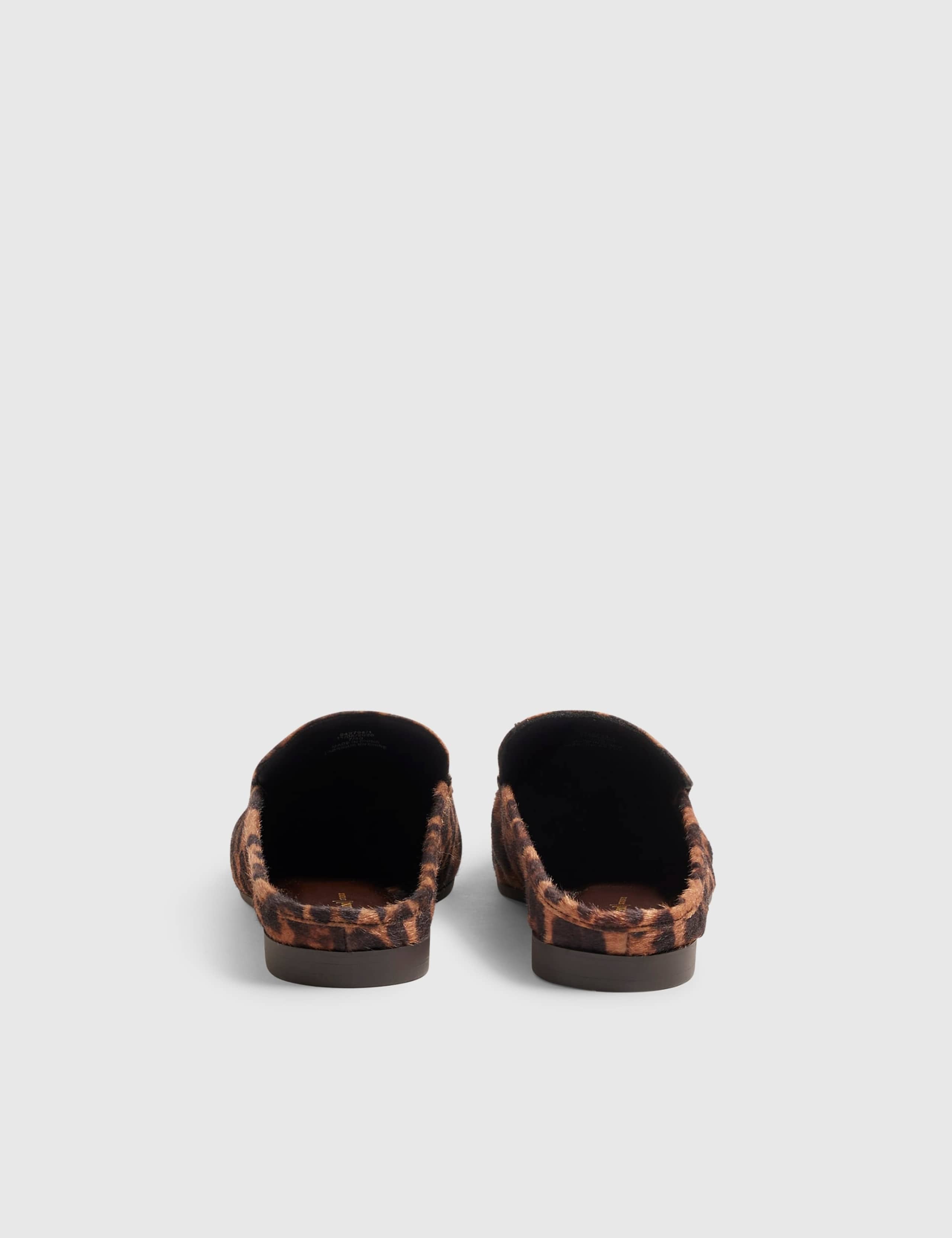 Leopard Print Slip On Flat Loafers 3 of 5