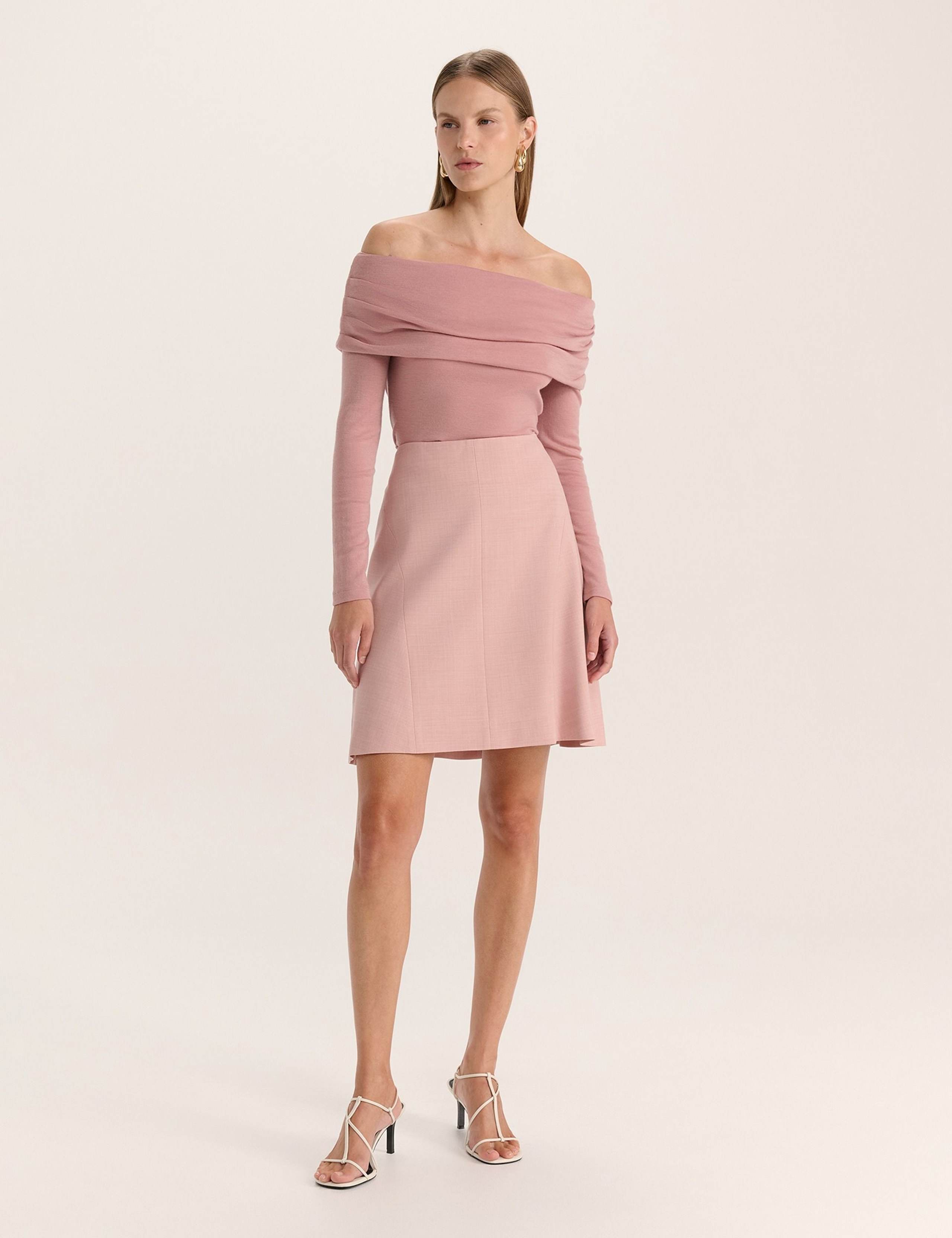 Wool Rich Mini A-Line Skirt 2 of 5
