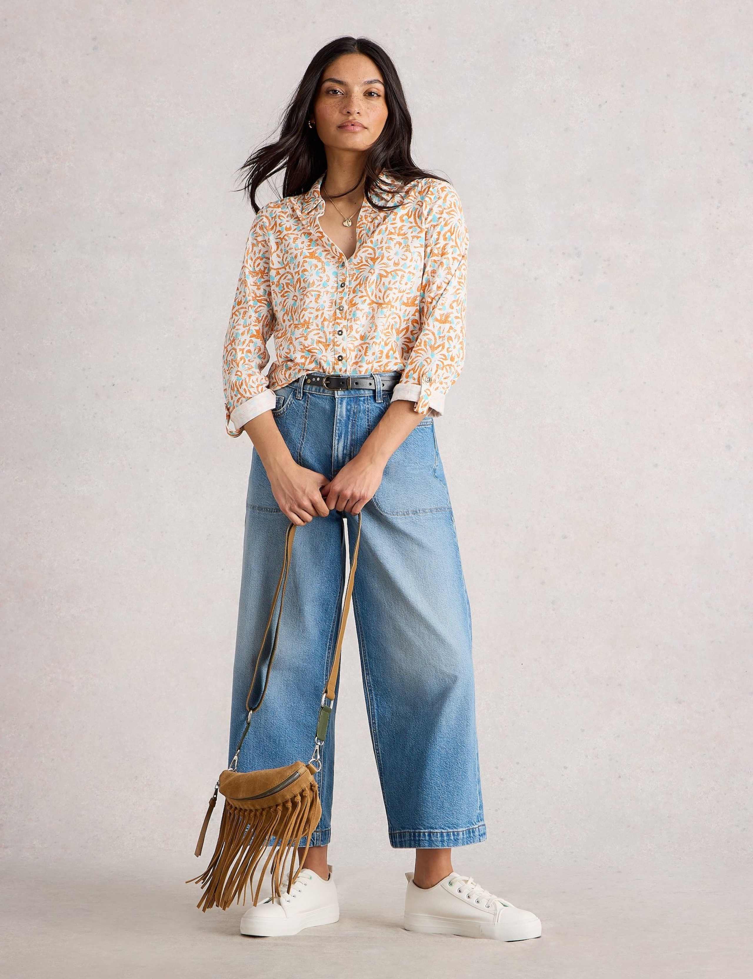 Pure Cotton Printed Collared Shirt 1 of 6