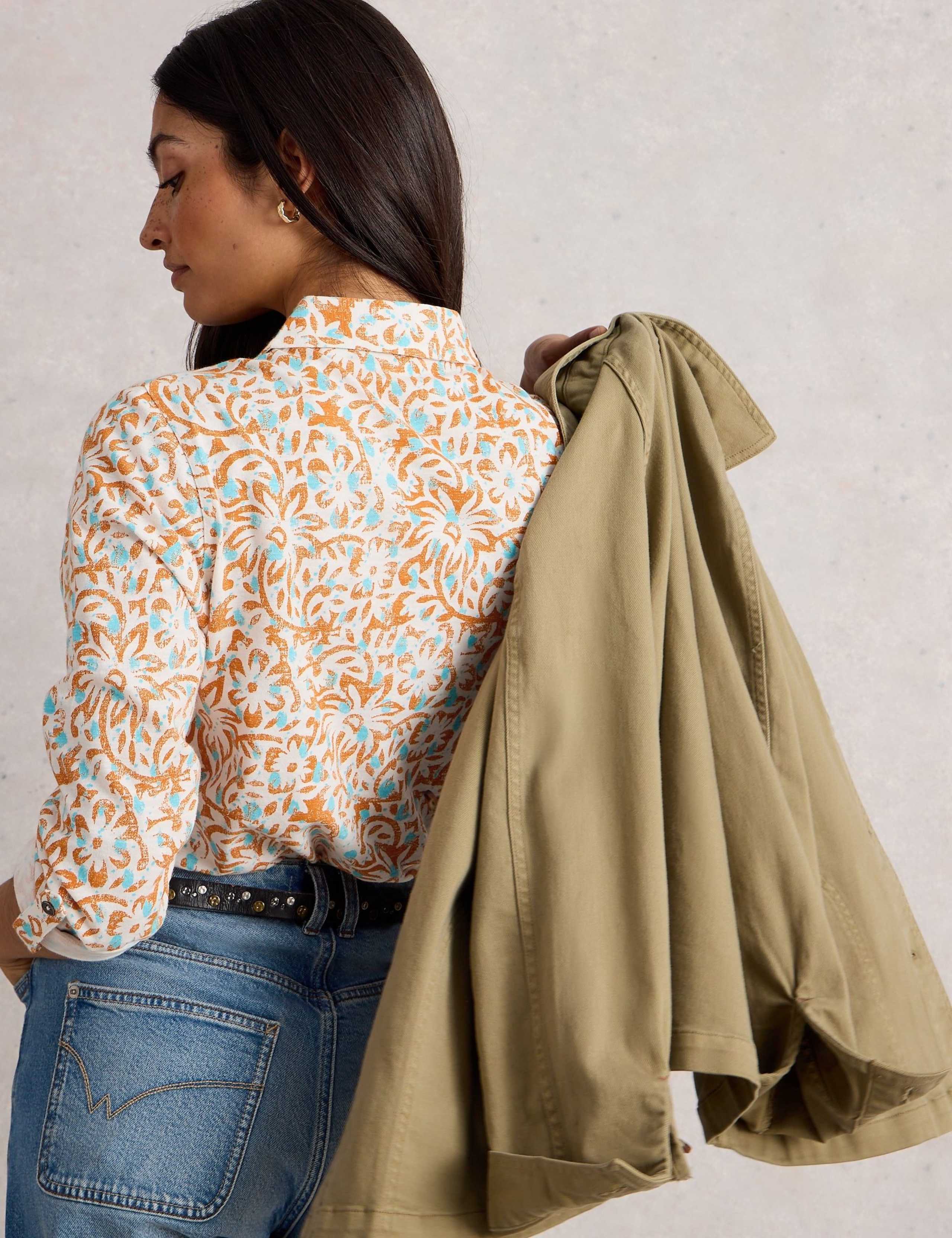 Pure Cotton Printed Collared Shirt 4 of 6