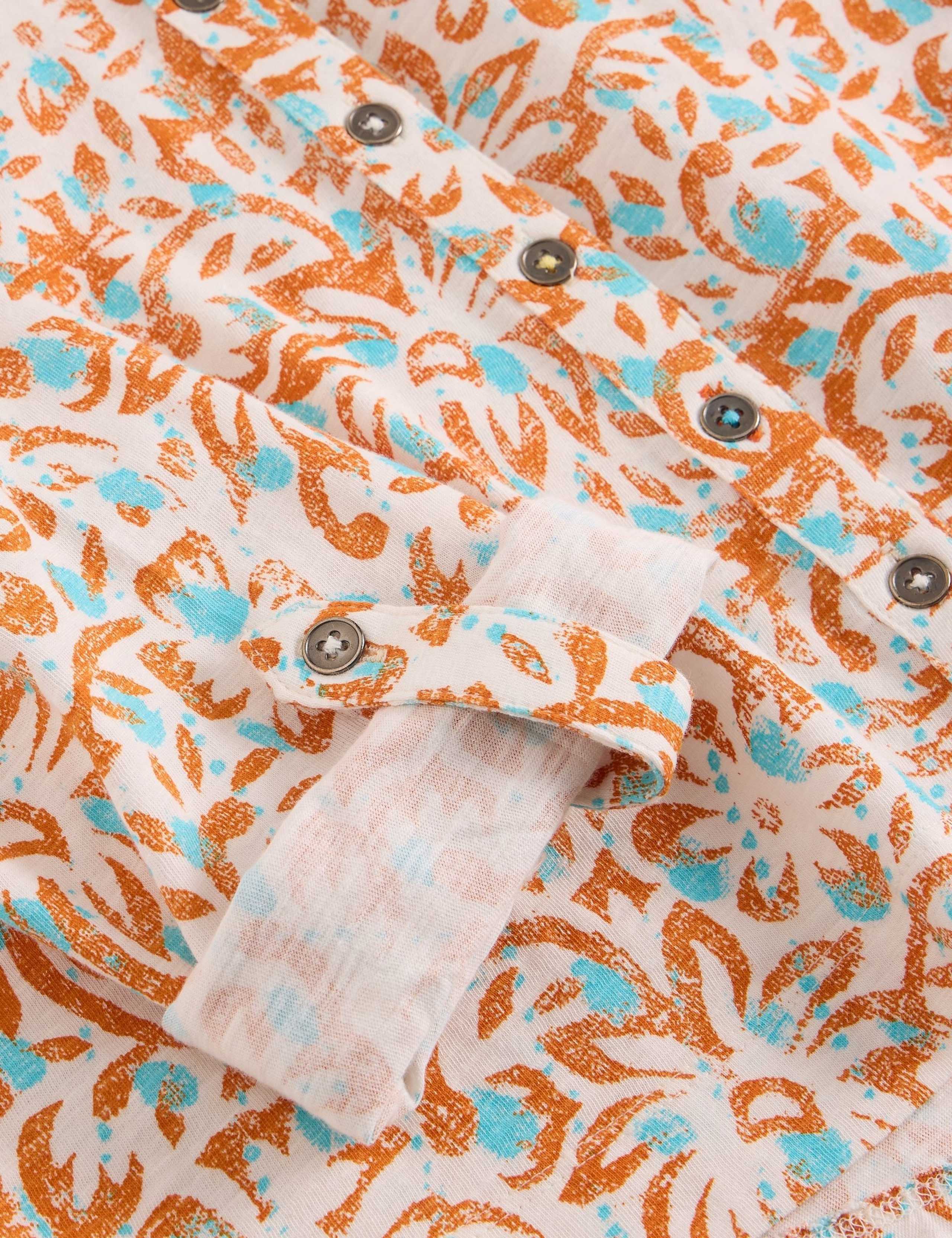 Pure Cotton Printed Collared Shirt 5 of 6