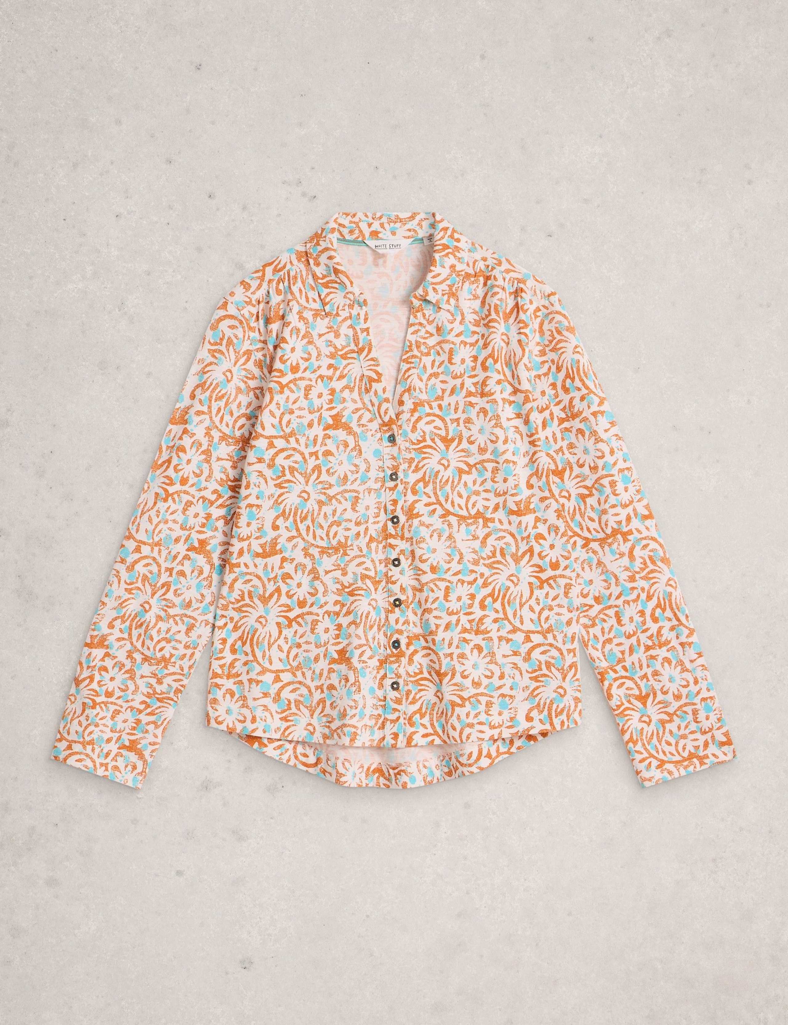 Pure Cotton Printed Collared Shirt 2 of 6