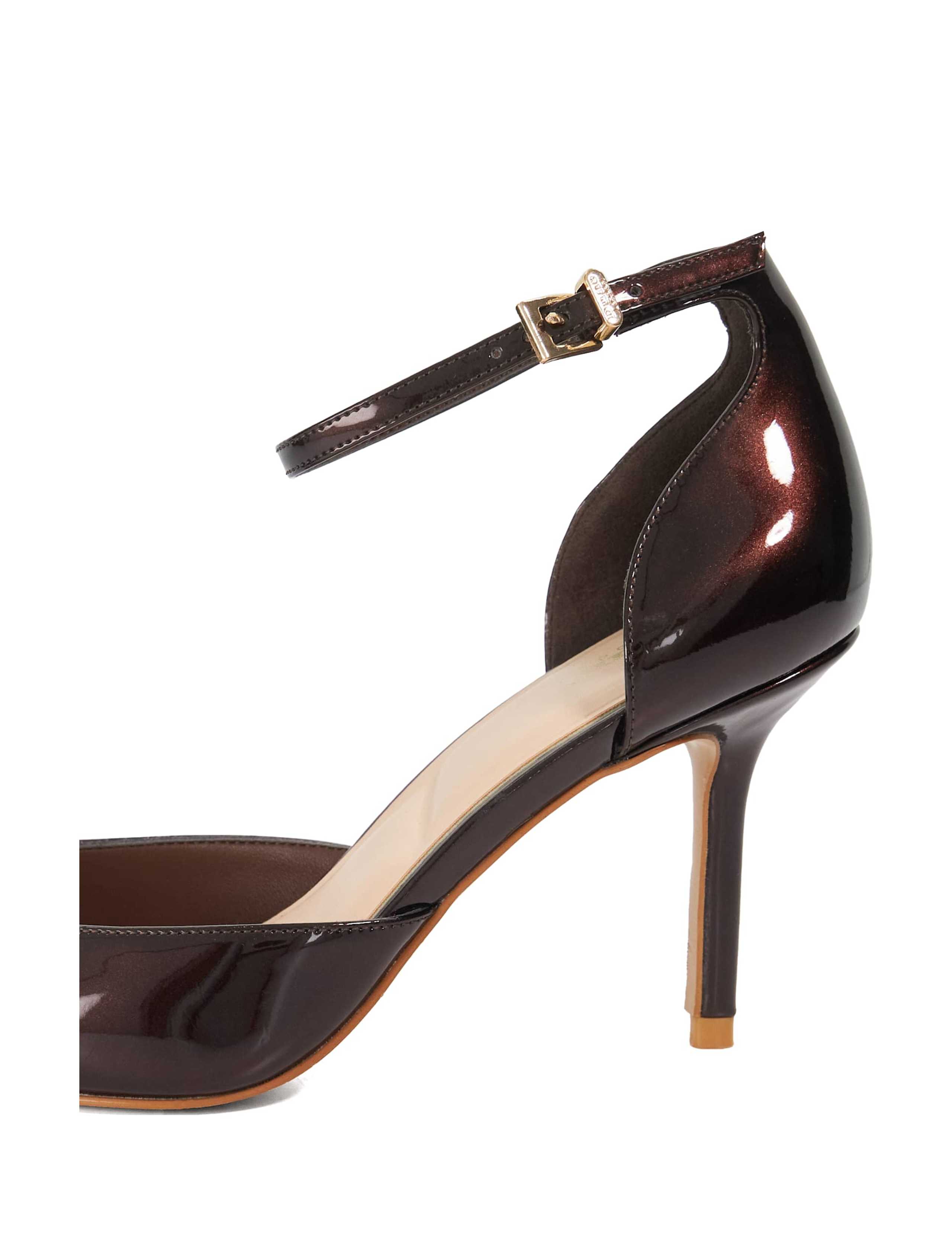 Suede Glitter Stiletto Heel Court Shoes 5 of 5