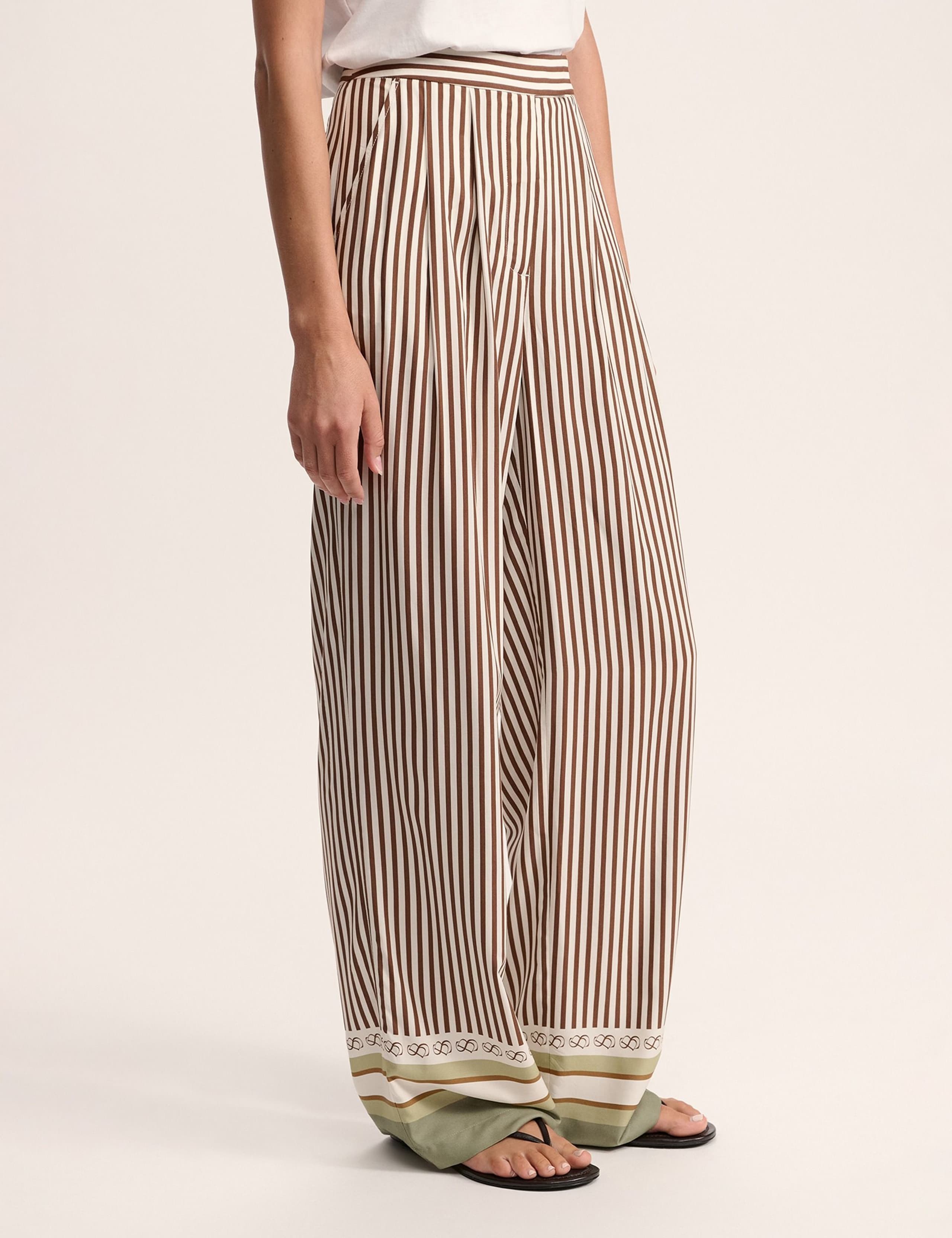 Striped Wide Leg Trousers 3 of 6