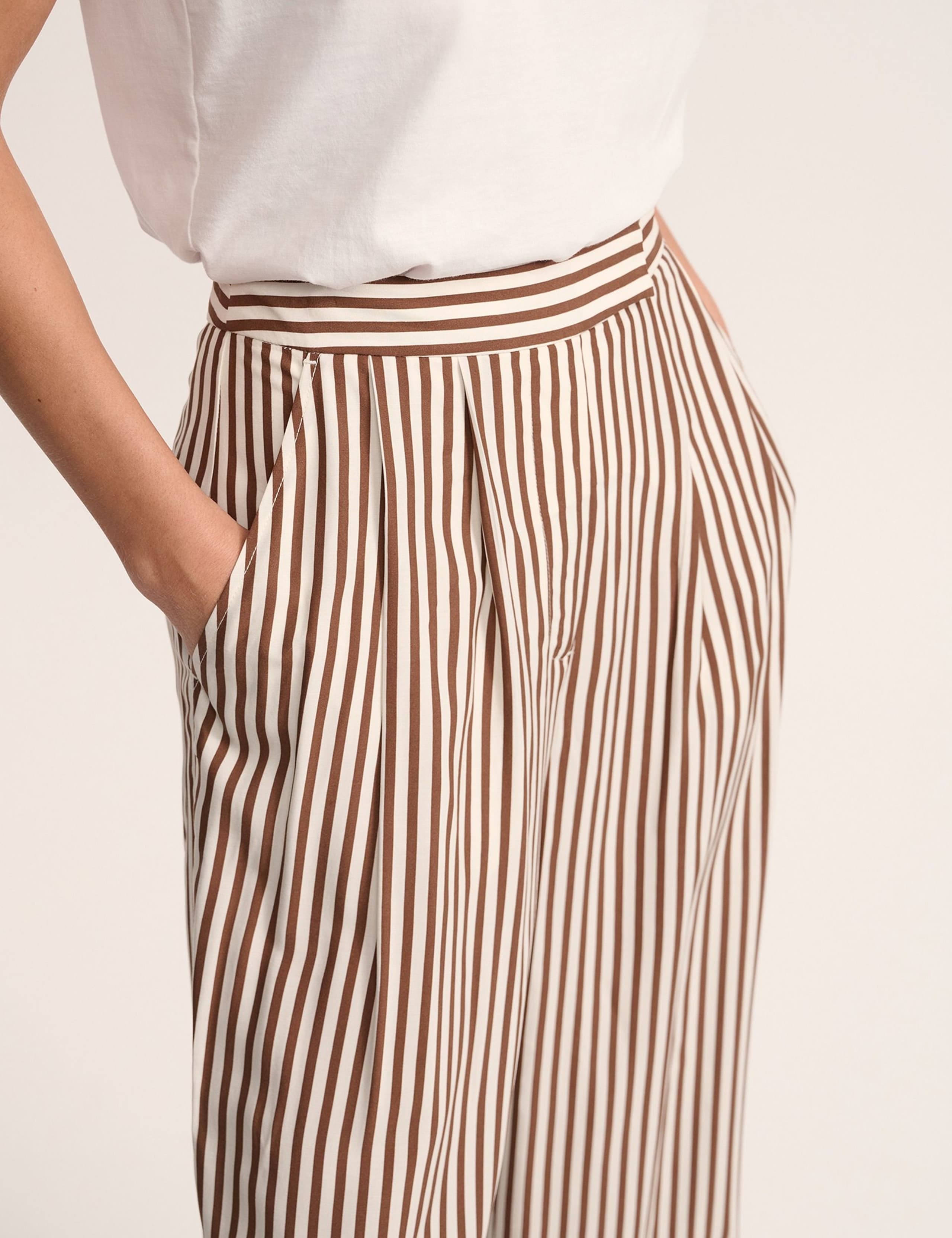 Striped Wide Leg Trousers 4 of 6