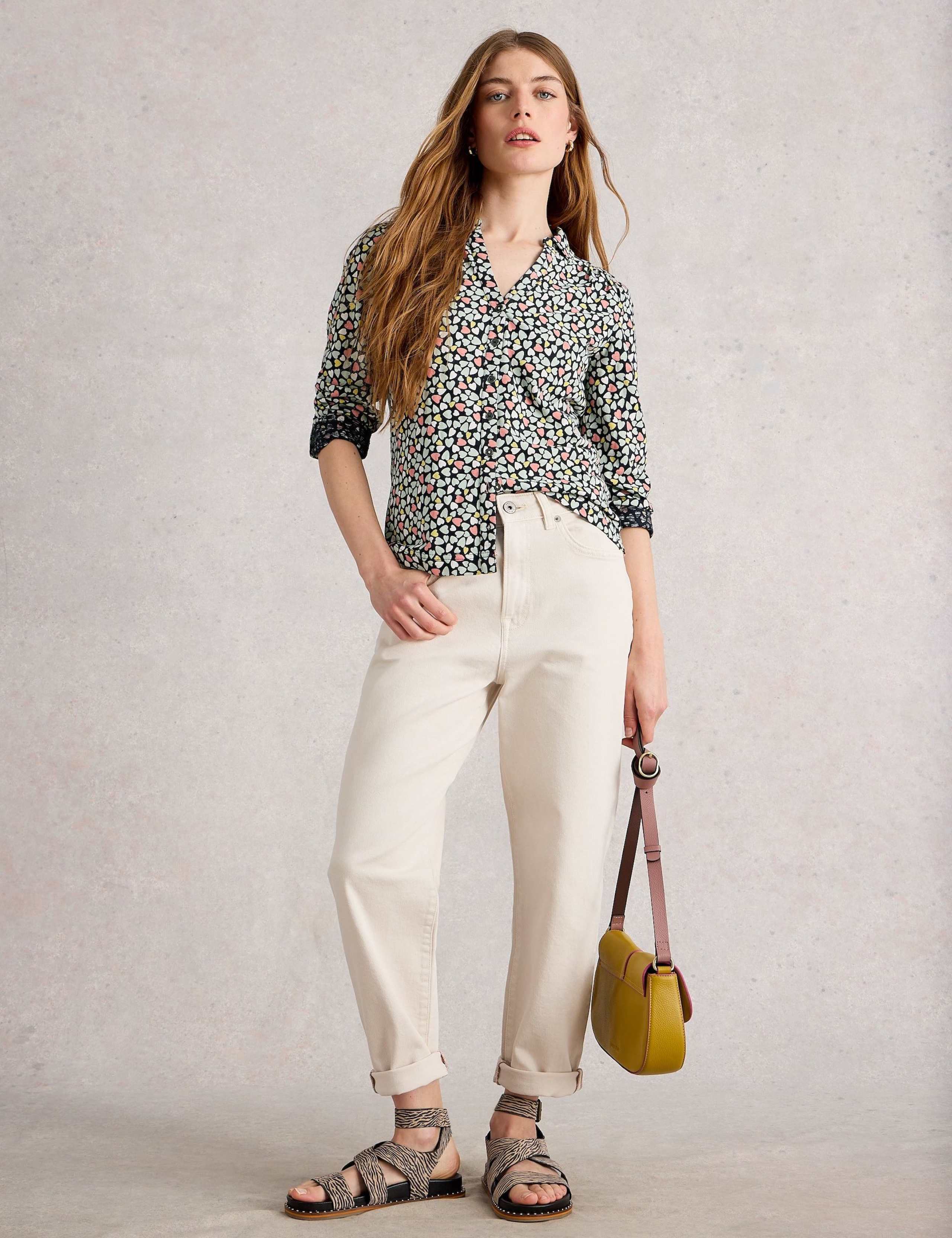 Pure Cotton Jersey Printed Shirt 1 of 6