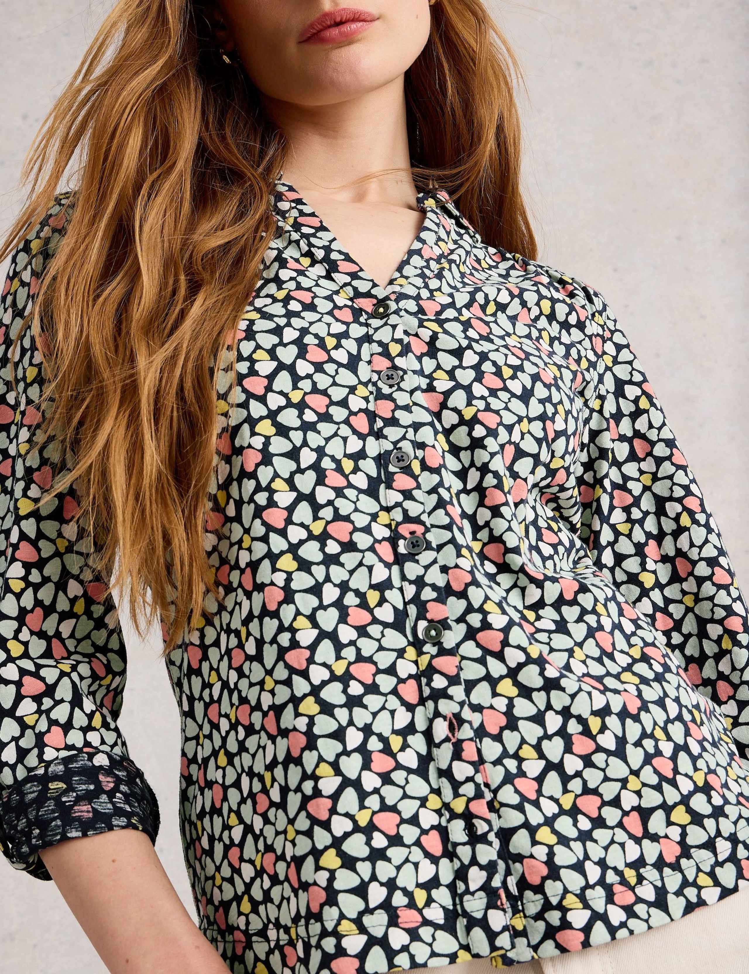 Pure Cotton Jersey Printed Shirt 3 of 6