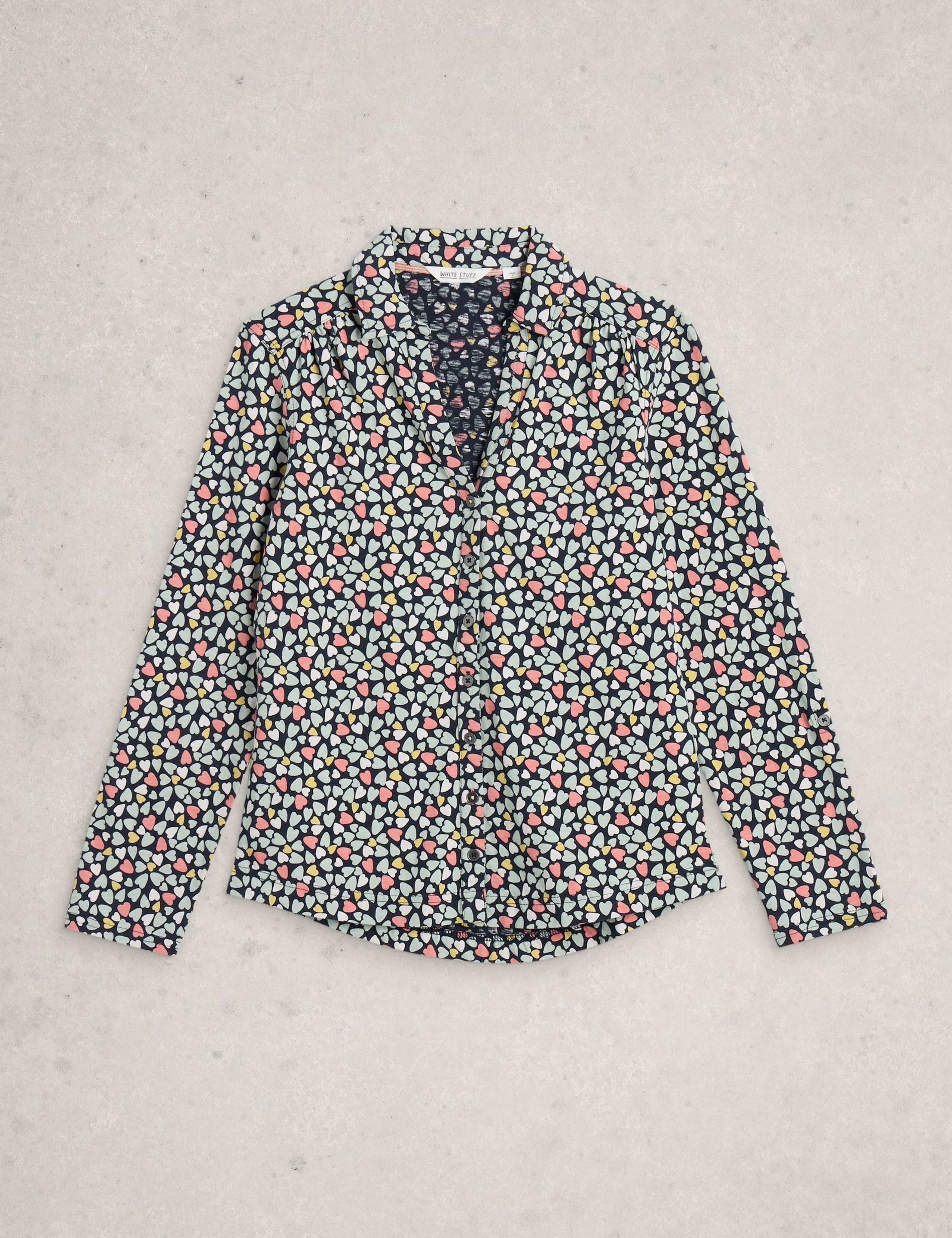 Pure Cotton Jersey Printed Shirt 2 of 6