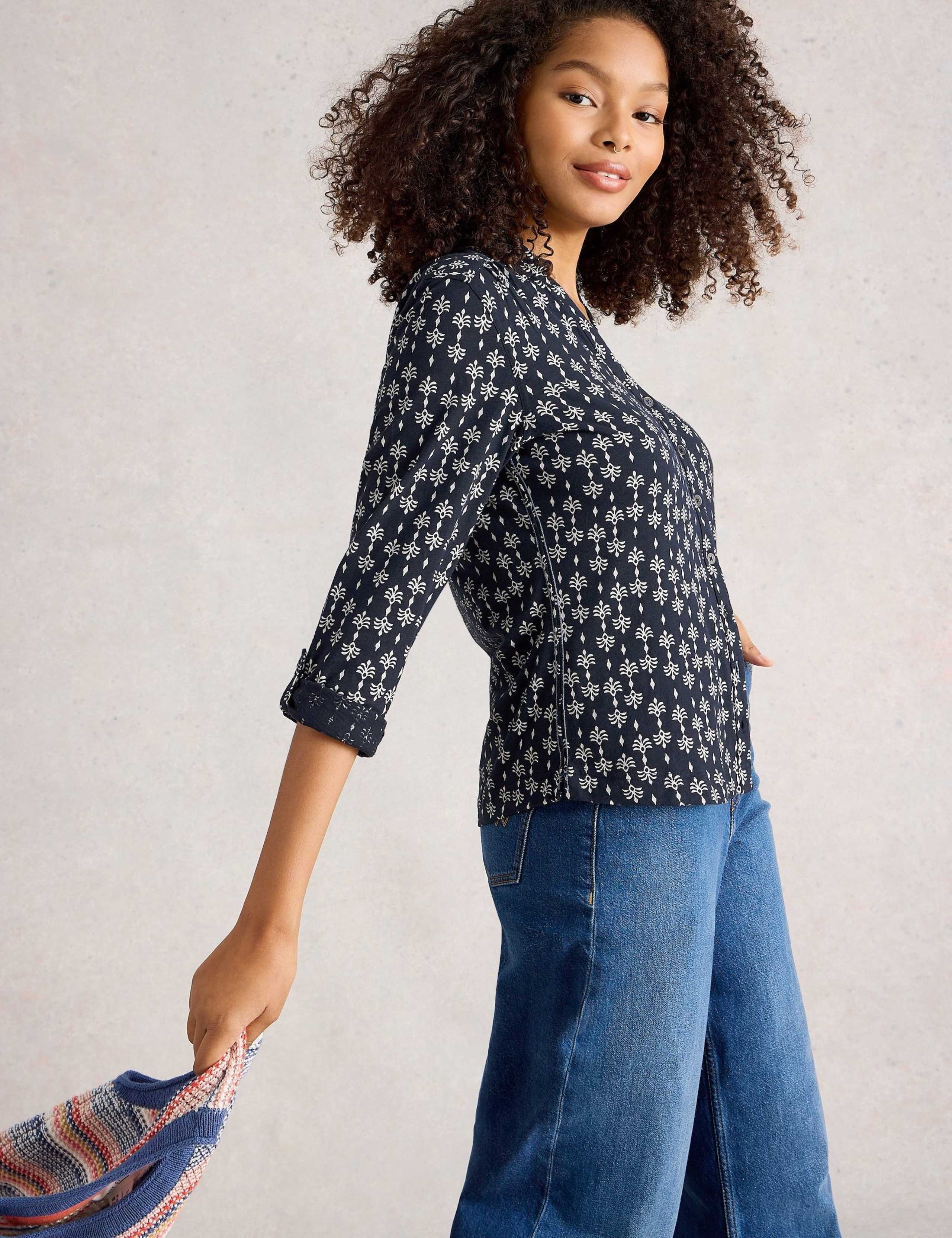 Pure Cotton Jersey Printed Shirt 4 of 6