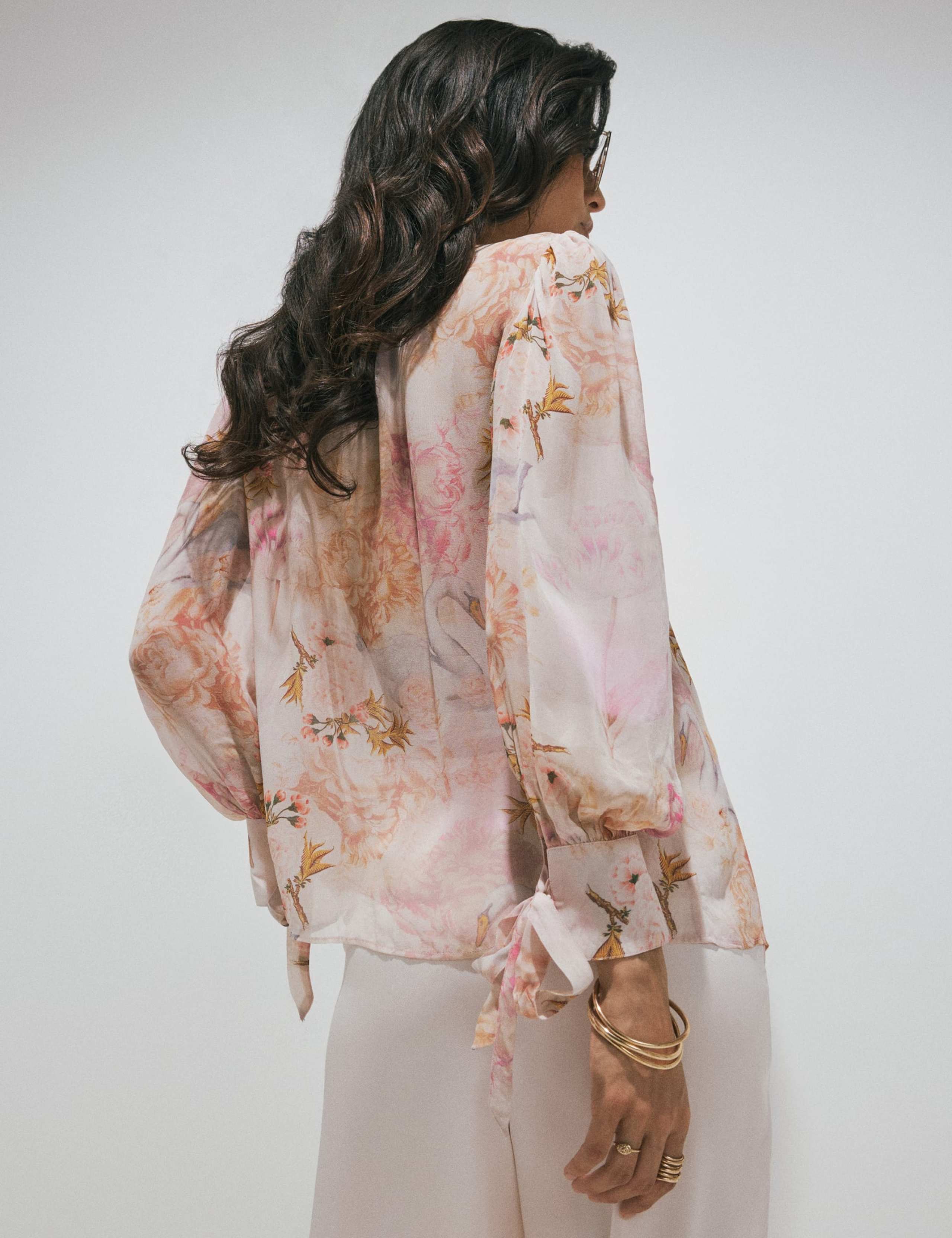Floral Ruffle Detail Blouse 4 of 6