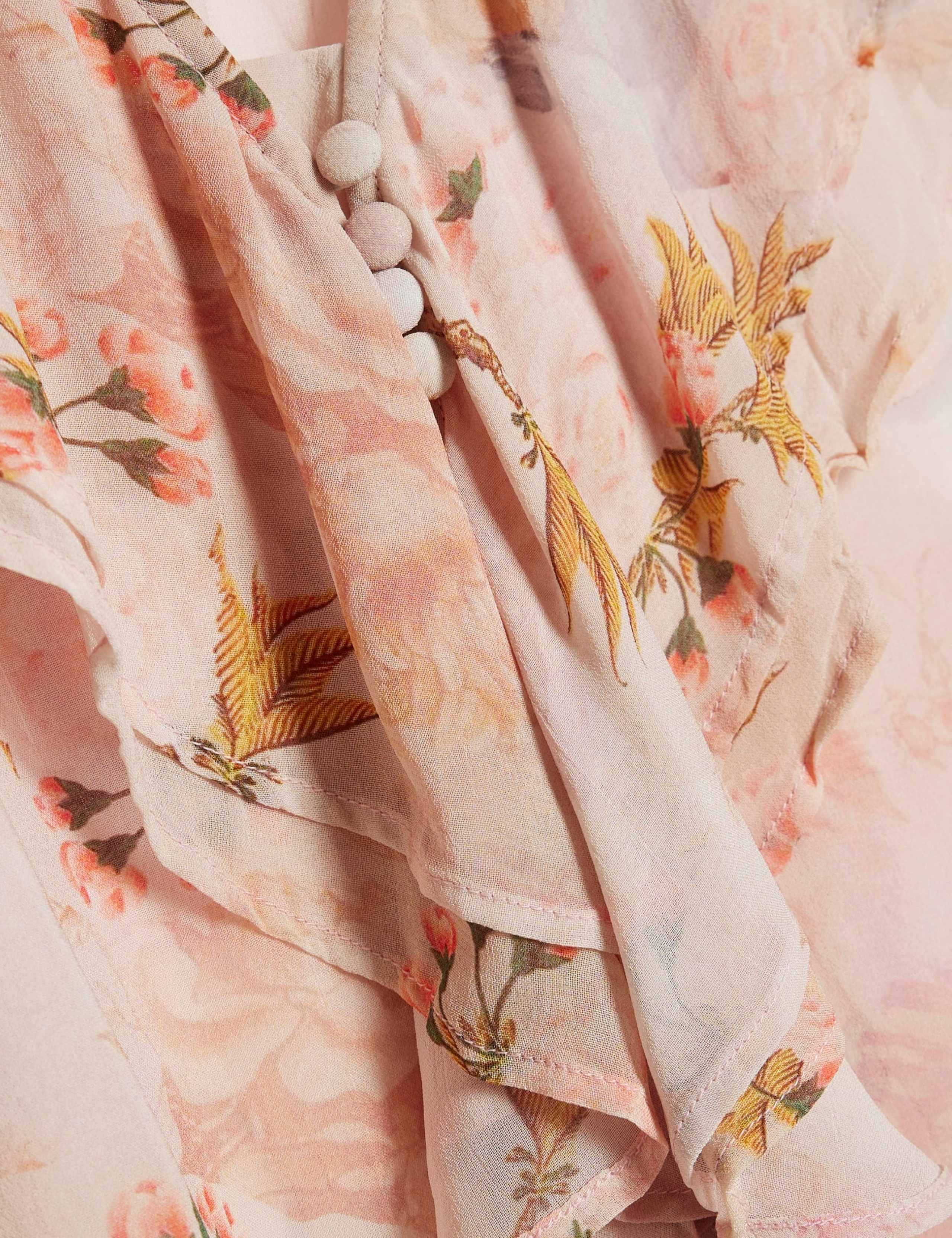 Floral Ruffle Detail Blouse 6 of 6