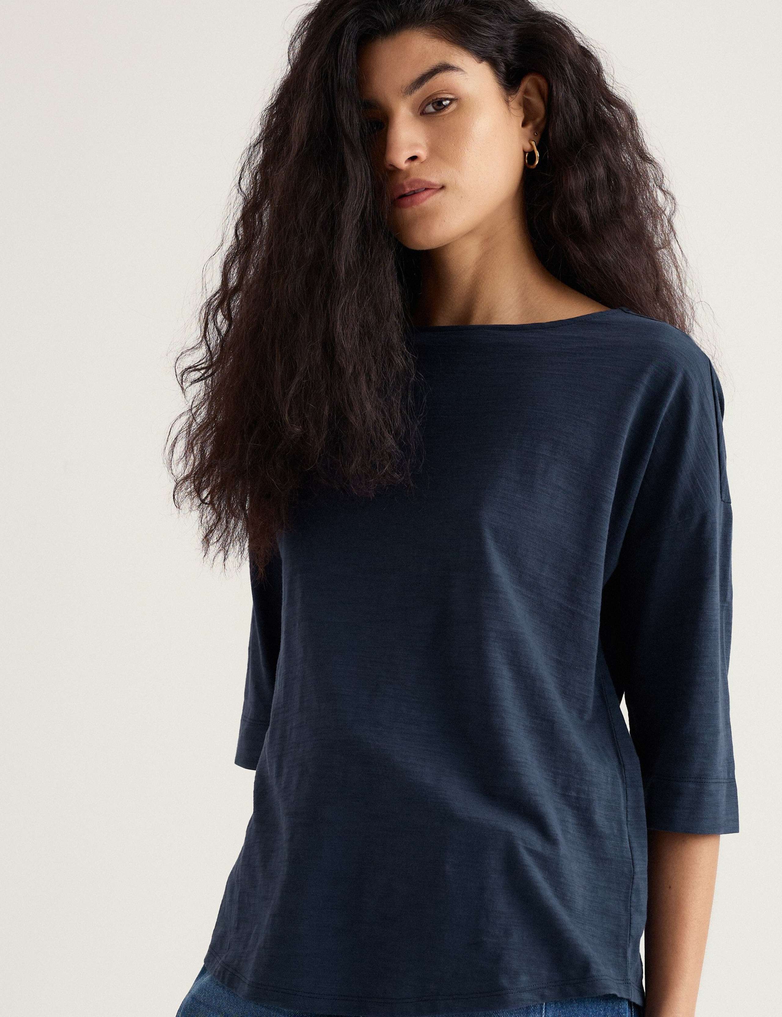 Pure Cotton Relaxed Top 3 of 5