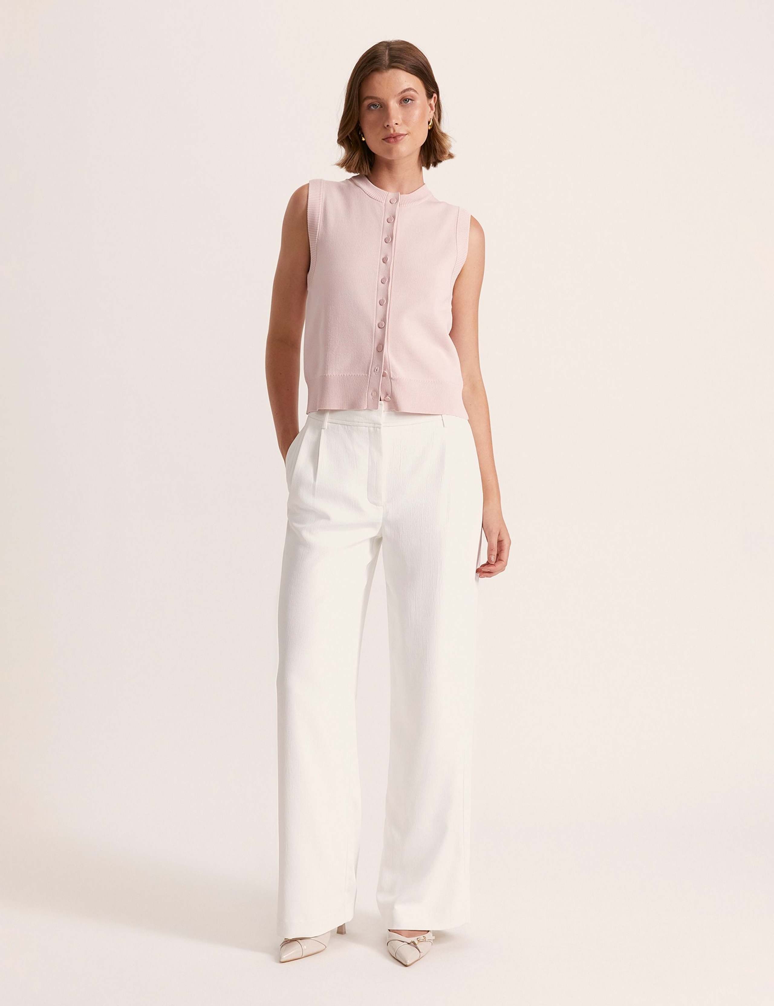 Tailored Wide Leg Trousers 2 of 6