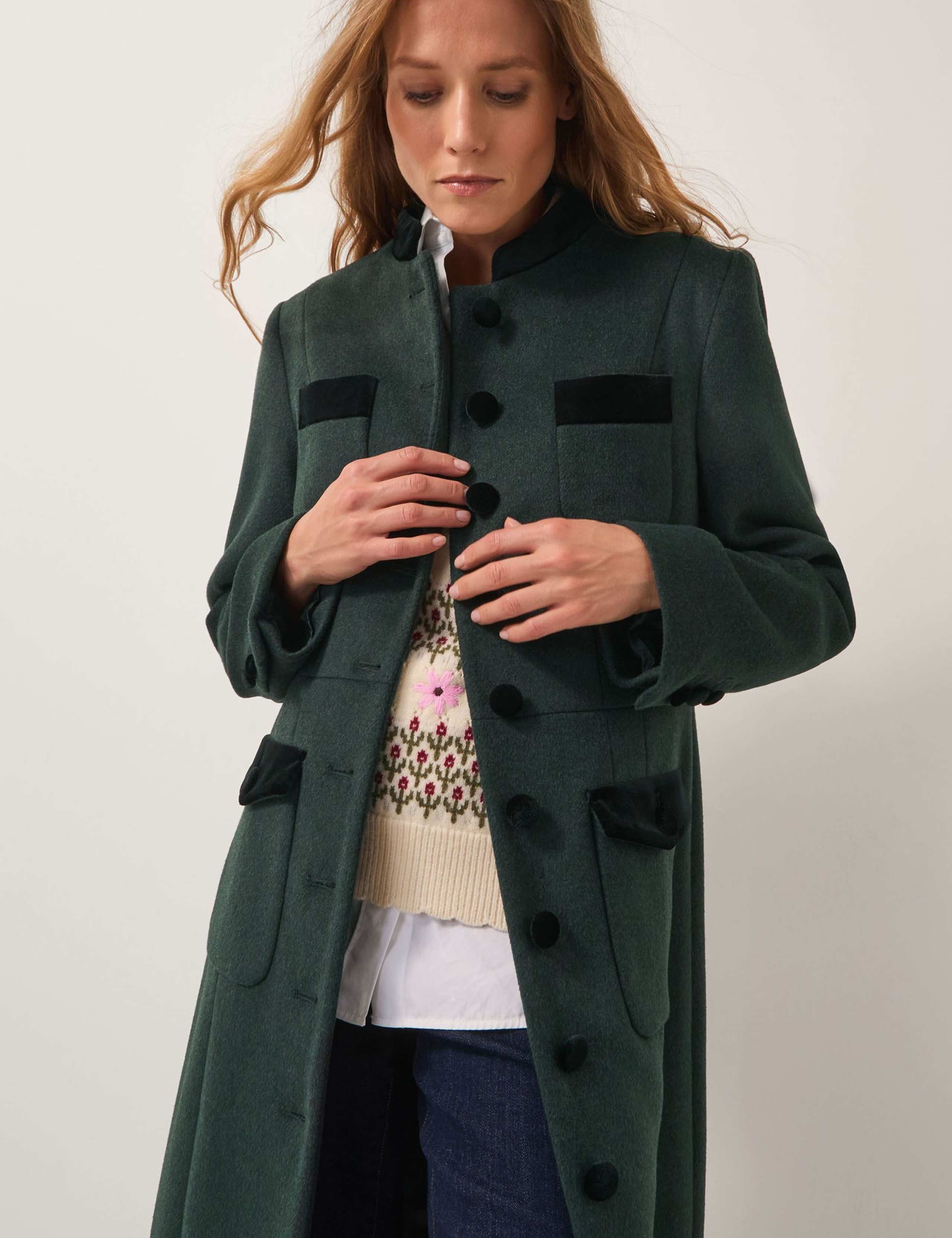 High Neck Utility Coat 3 of 5