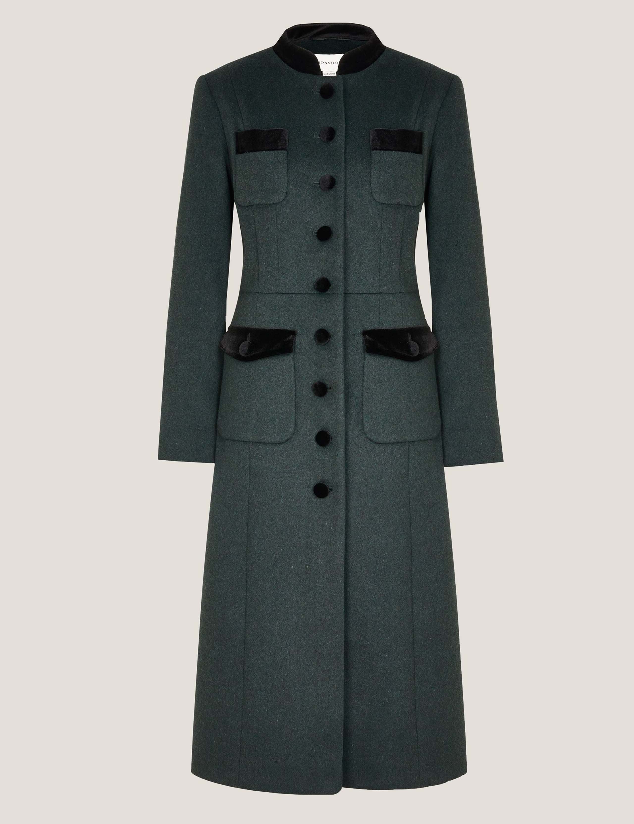 High Neck Utility Coat 2 of 5