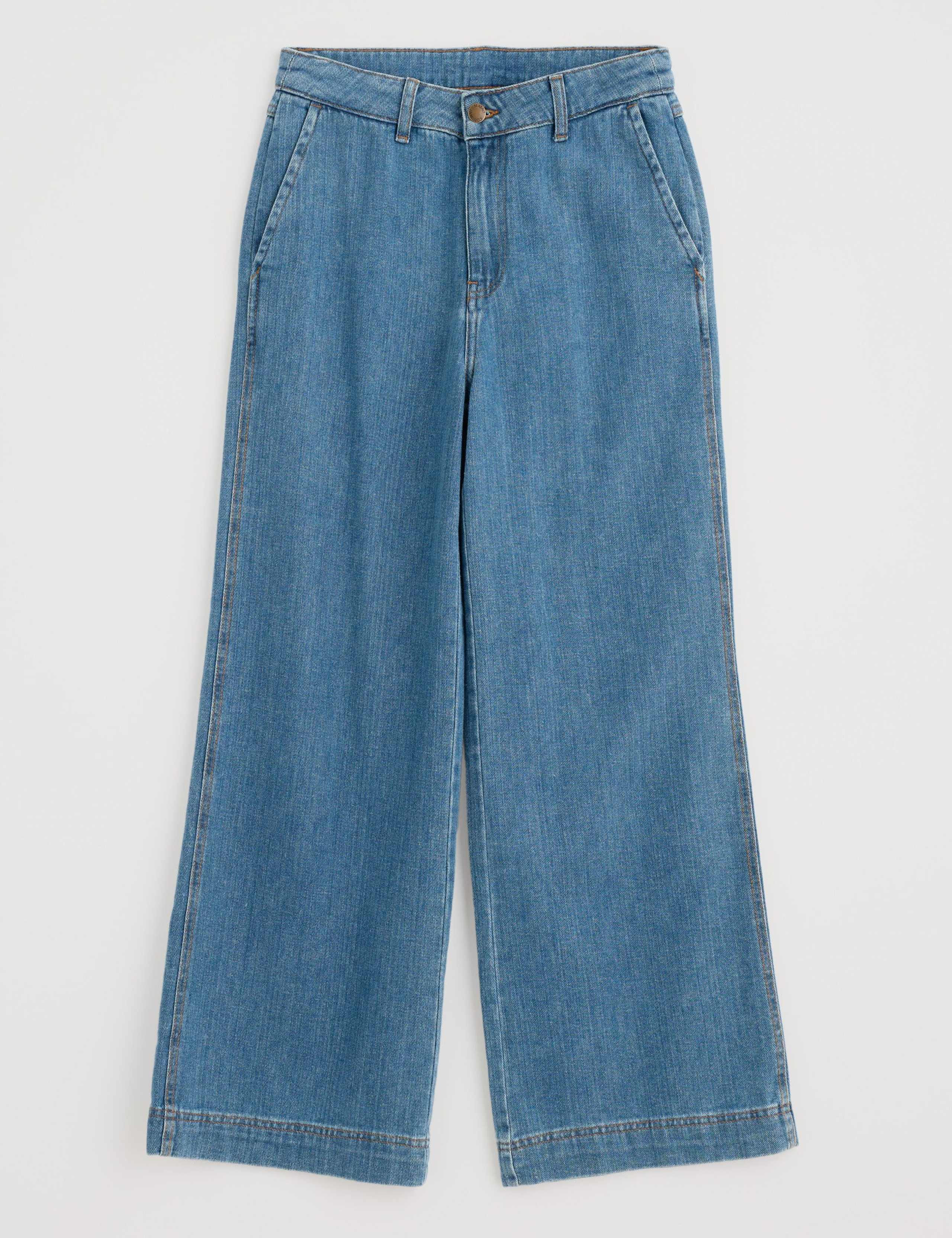 High Waisted Wide Leg Jeans 2 of 5