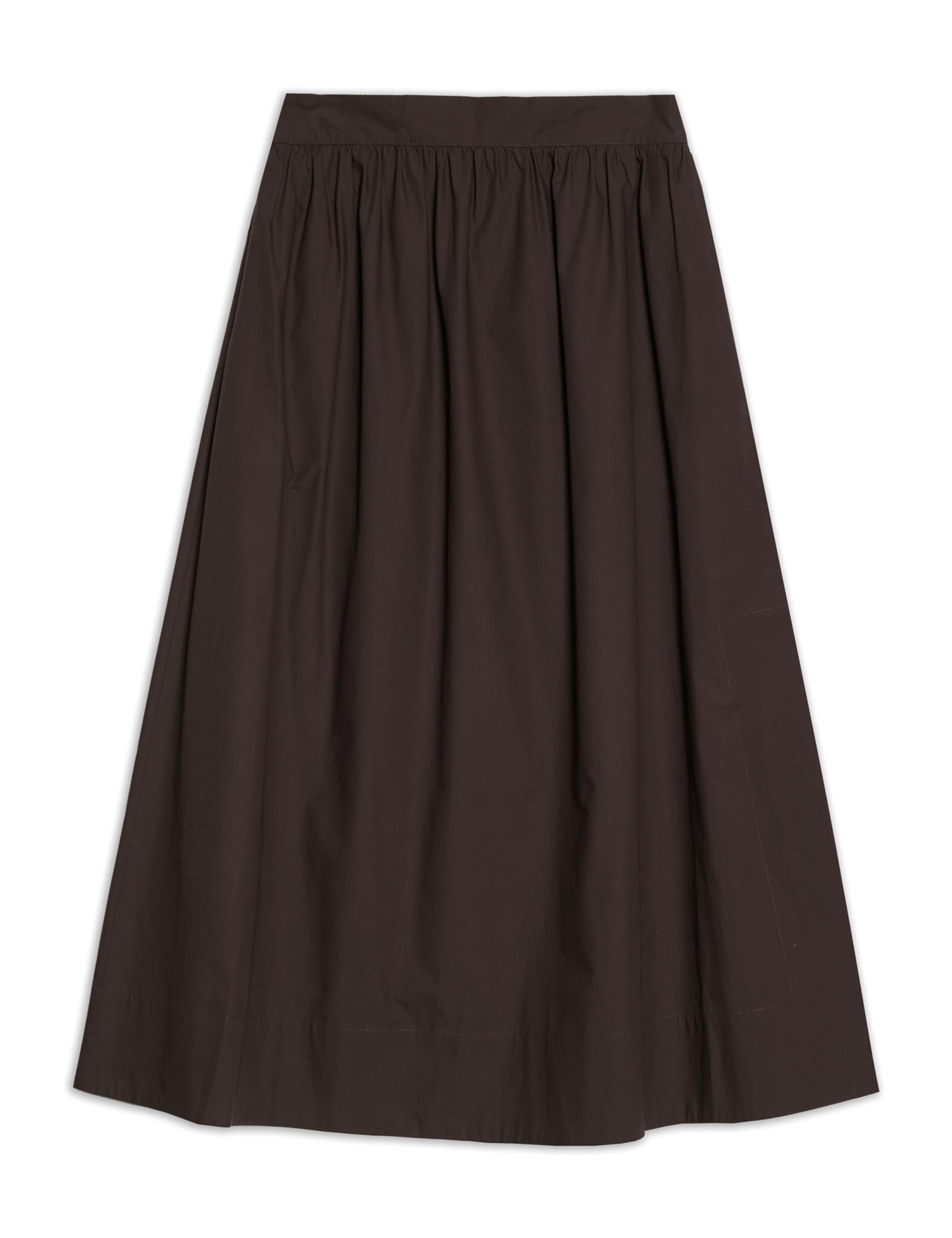Pure Cotton Midaxi A-Line Skirt 2 of 5