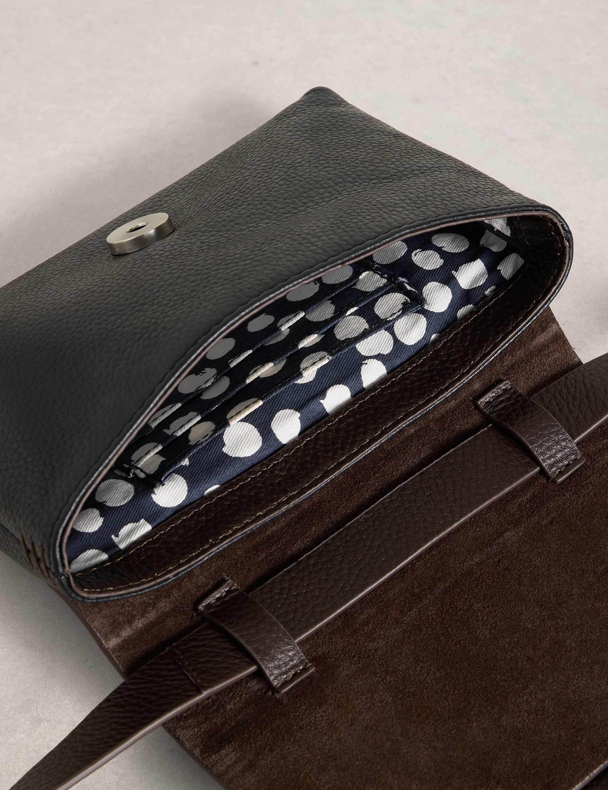 Leather Shoulder Bag 3 of 4