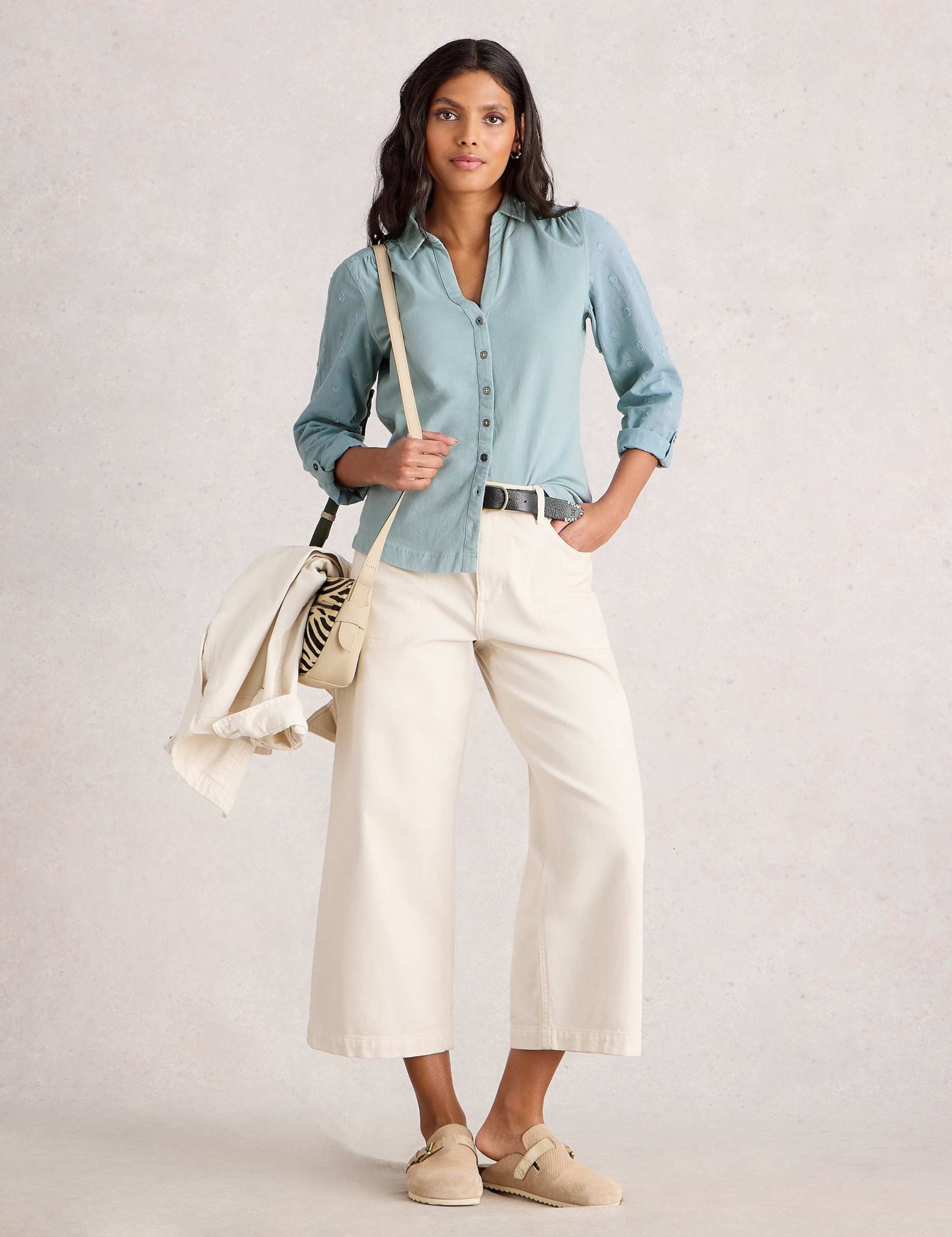 Annie Mix Pure Cotton Jersey Shirt 3 of 6