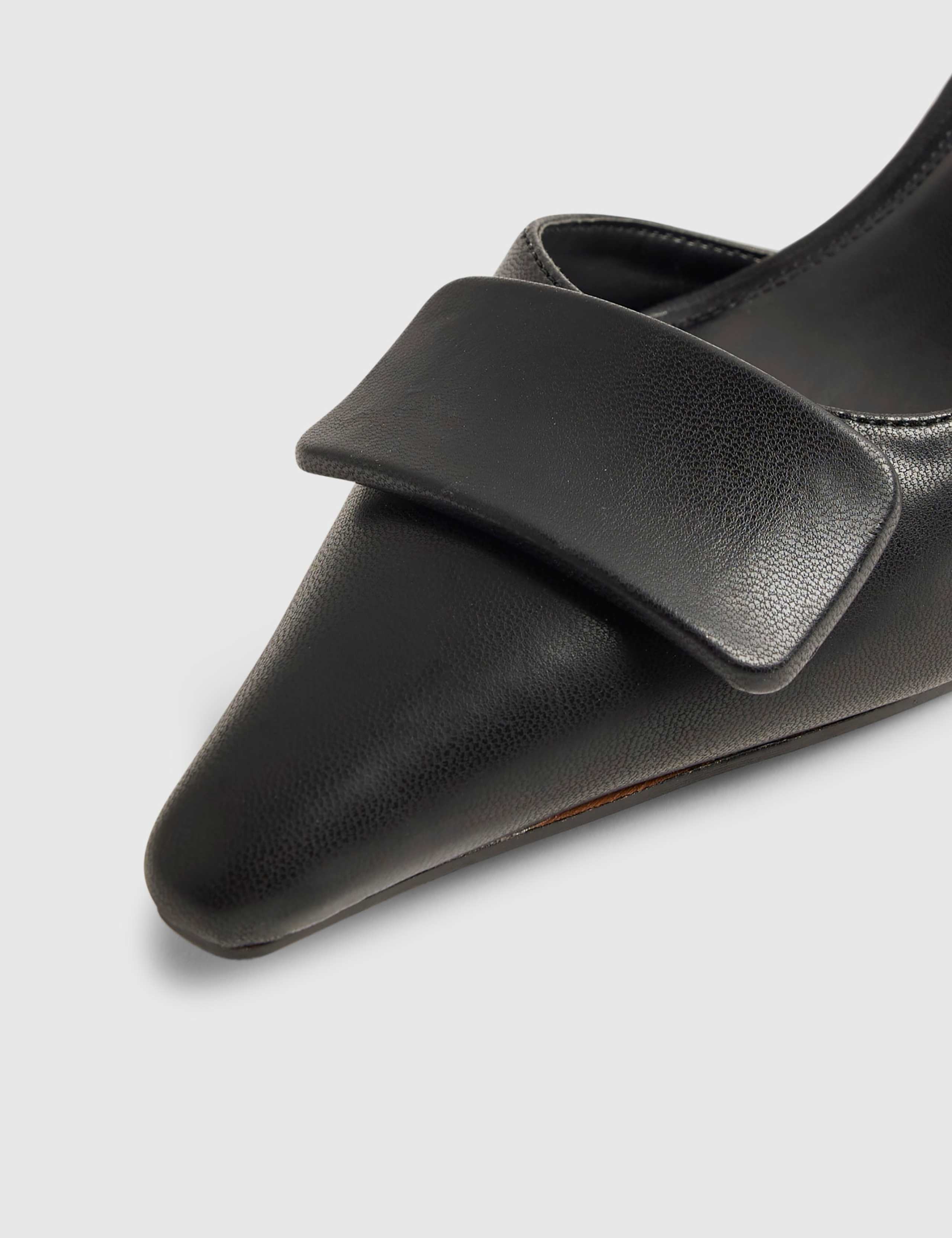 Kitten Heel Pointed Slingback Shoes 2 of 5