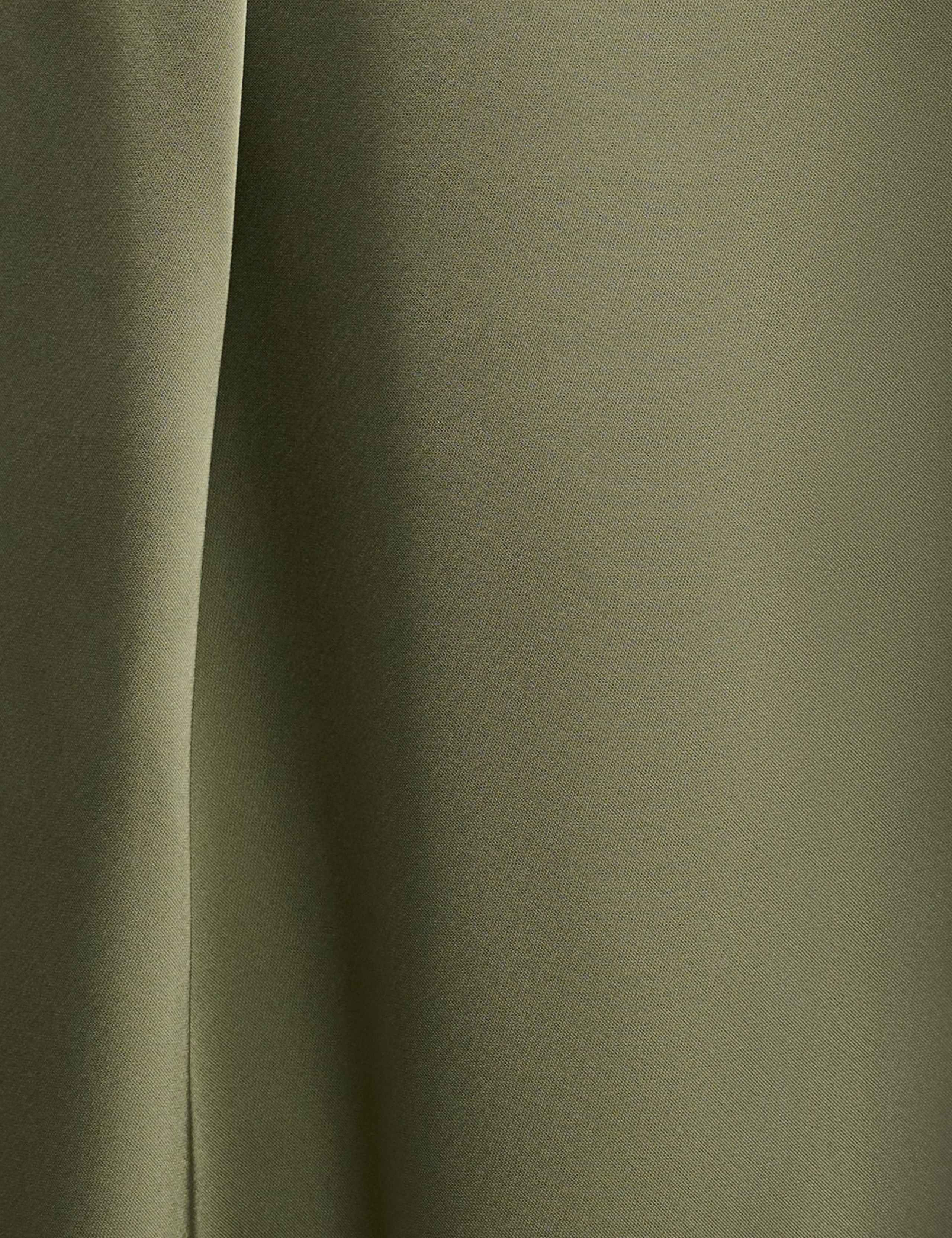 Belted Midi A-Line Skirt 6 of 6