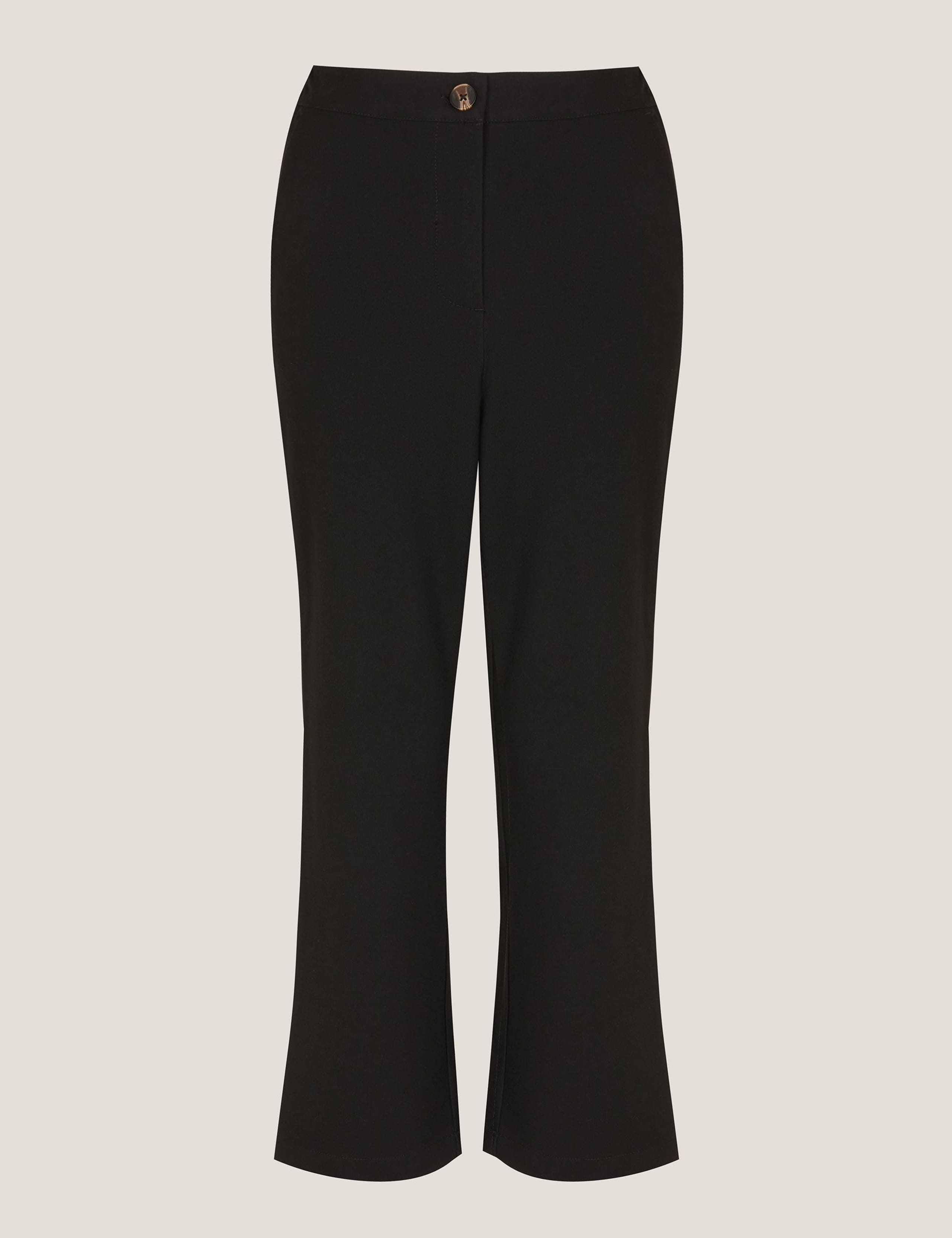 High Waisted Flared Cropped Trousers 2 of 5