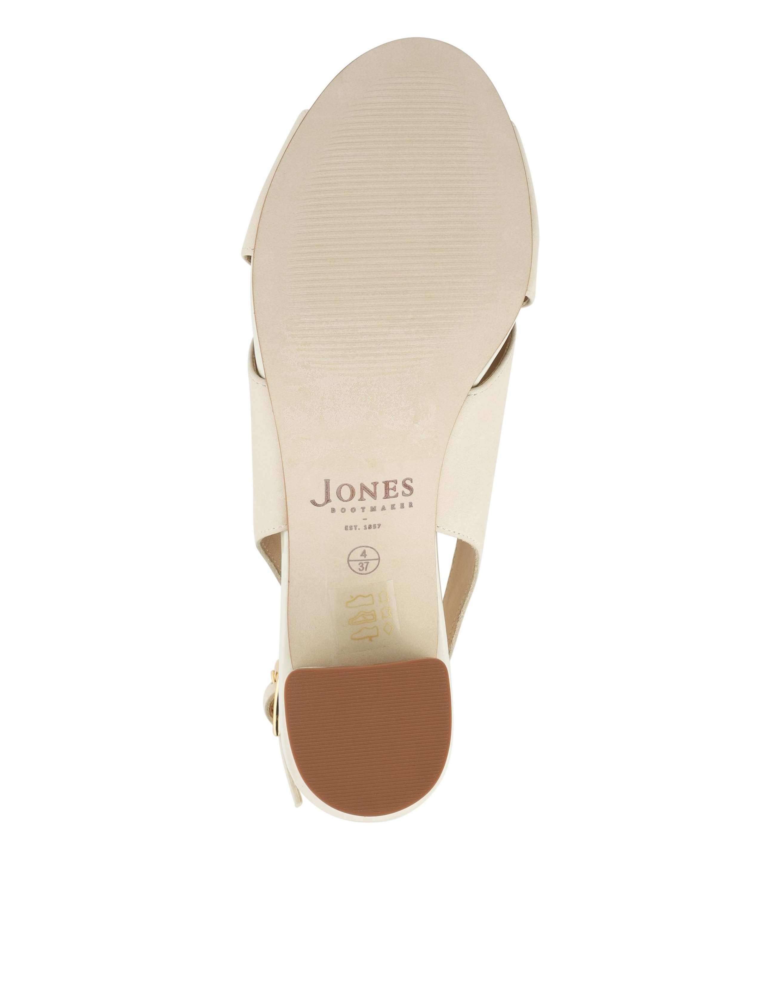 Leather Block Heel Slingback Sandals 5 of 5