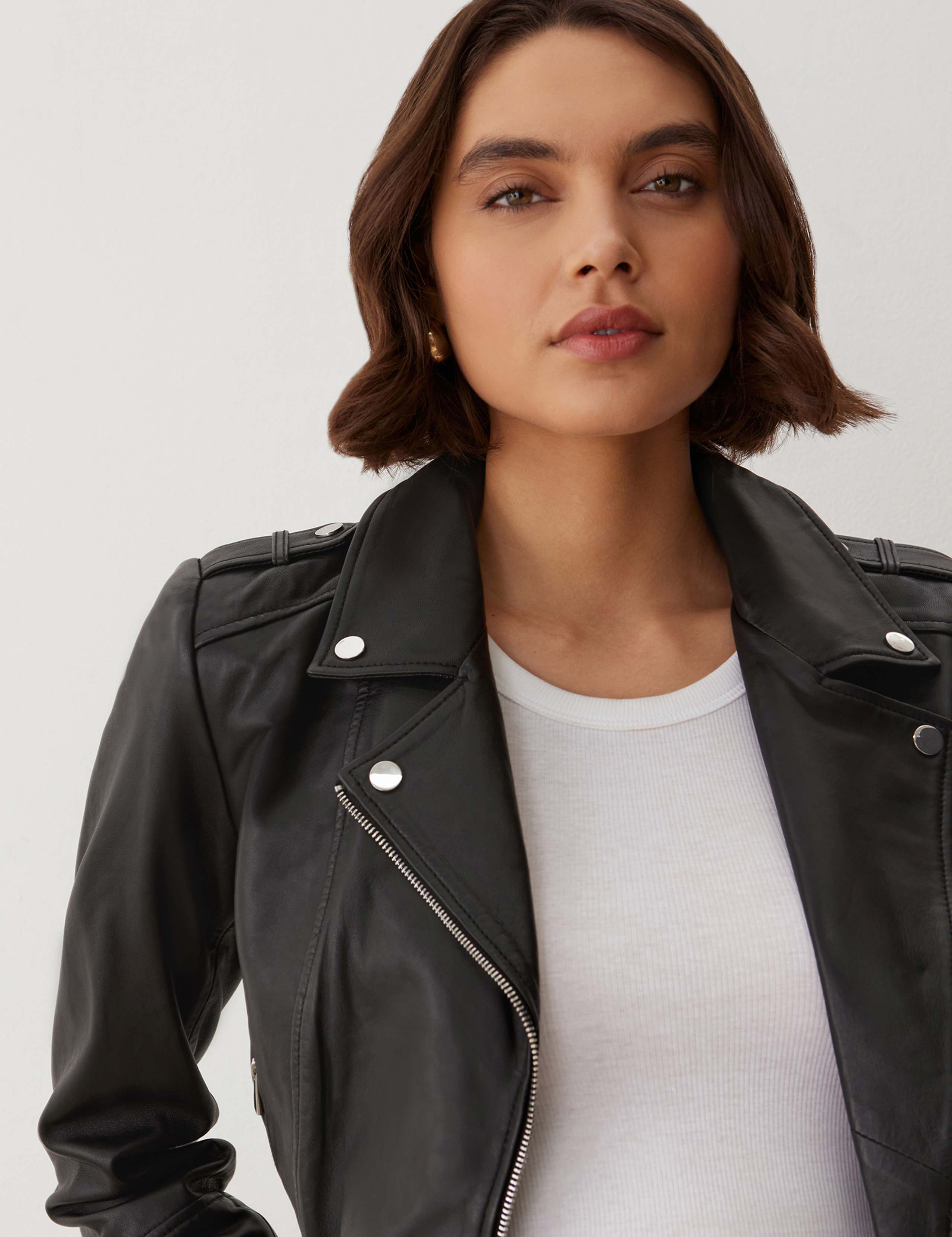 Leather Biker Jacket 5 of 5