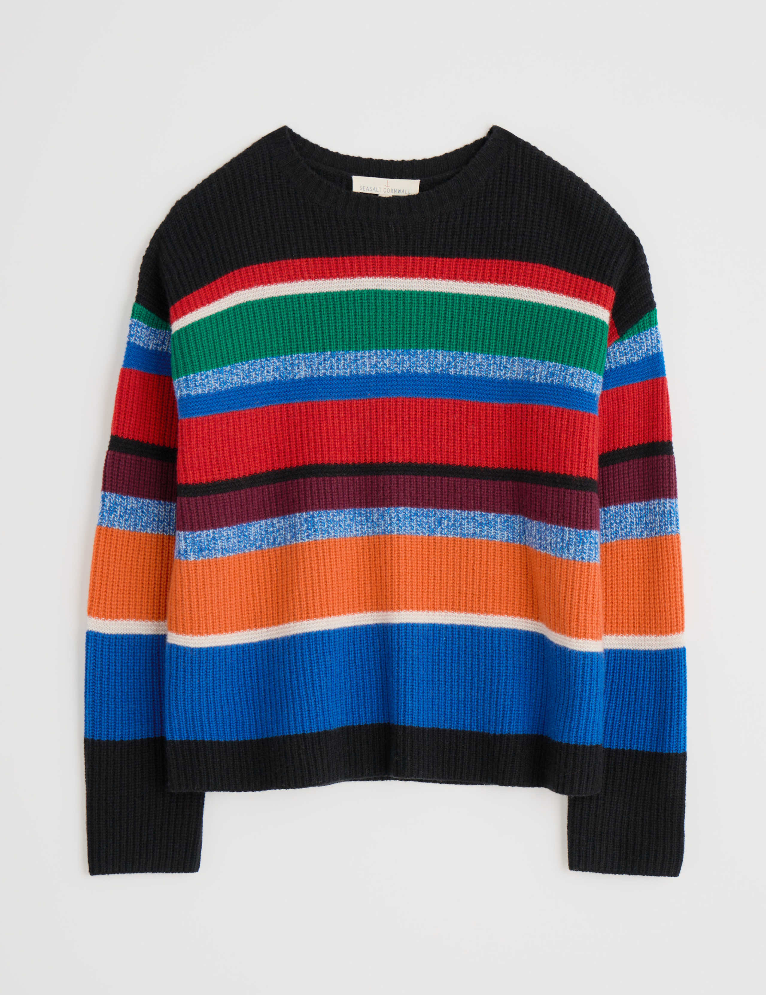 Merino Wool Rich Striped Jumper 2 of 4