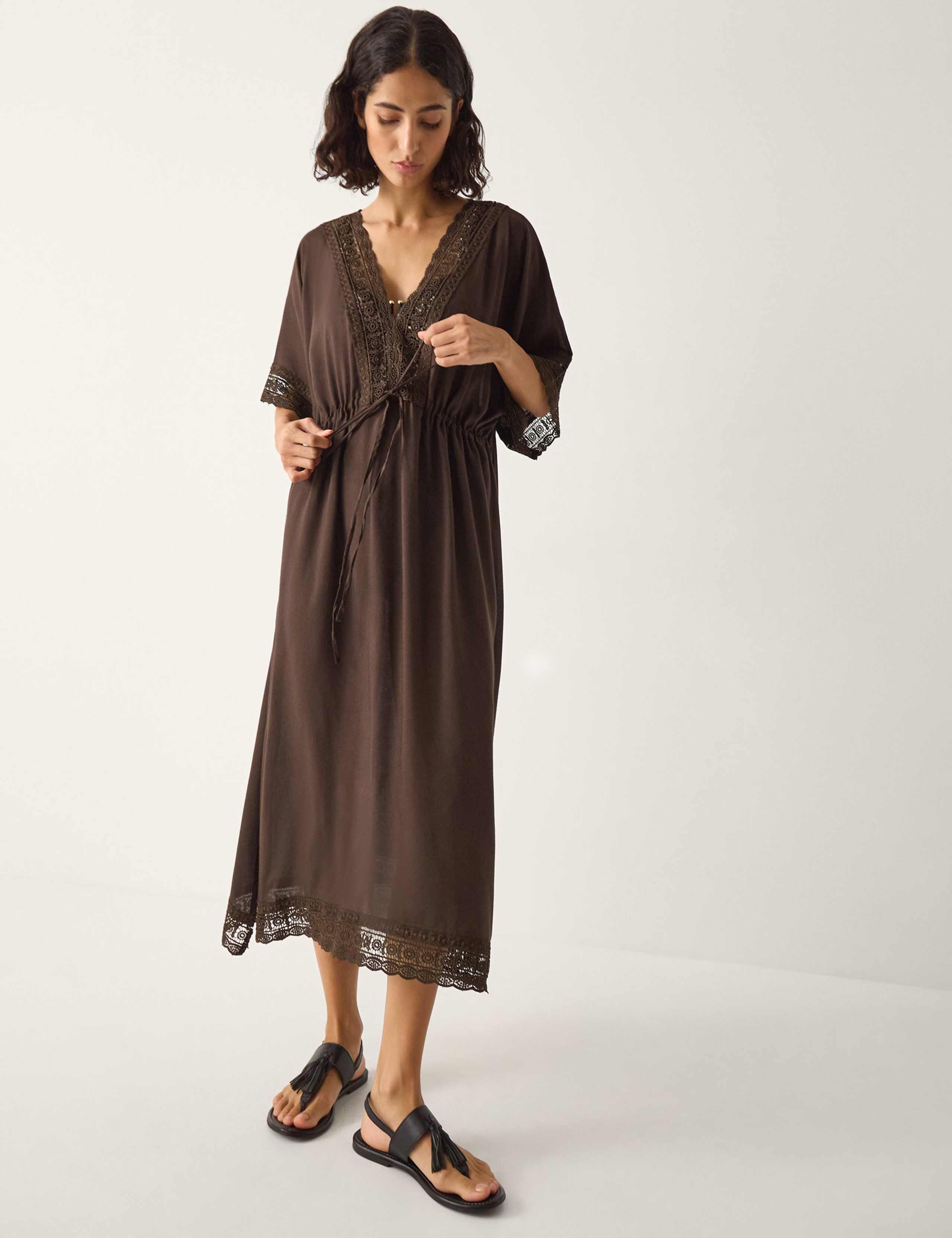 Pure Modal V-Neck Beach Cover Up 3 of 5