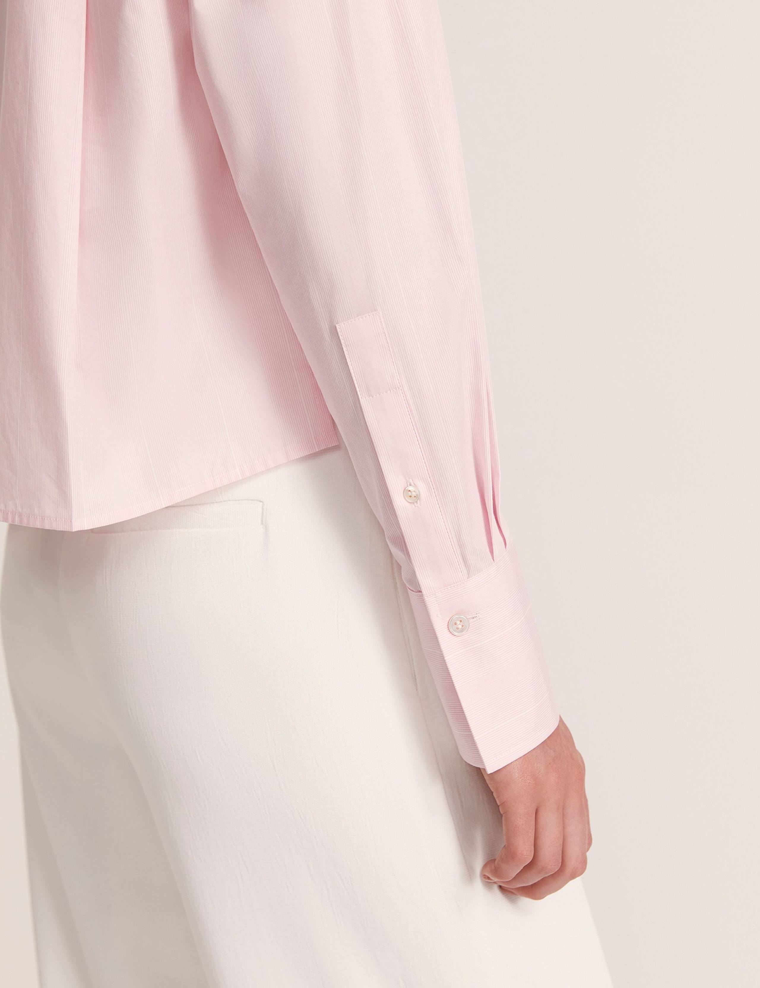 Pure Cotton Striped Cropped Shirt 5 of 6