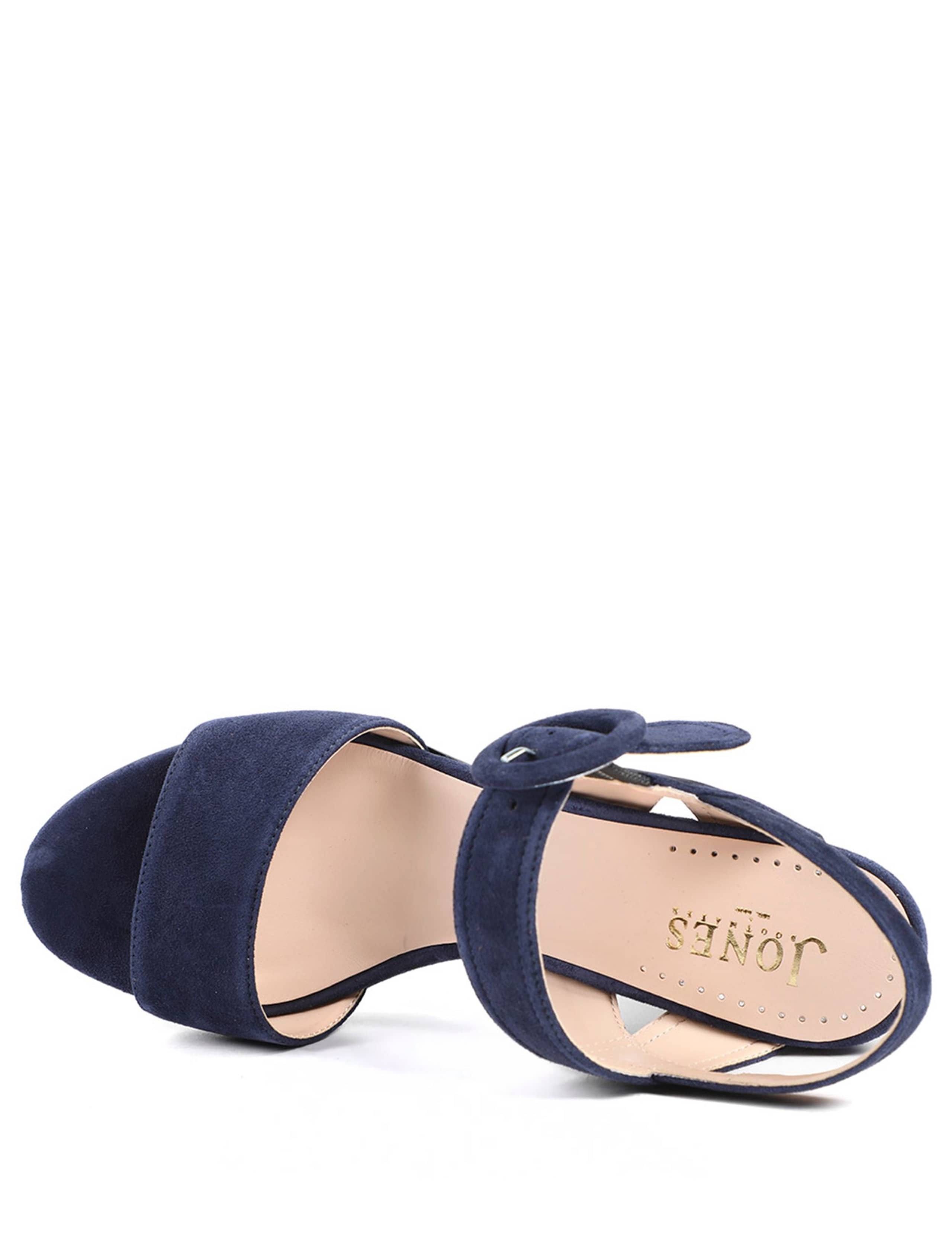 Suede Buckle Ankle Strap Block Heel Sandals 3 of 5