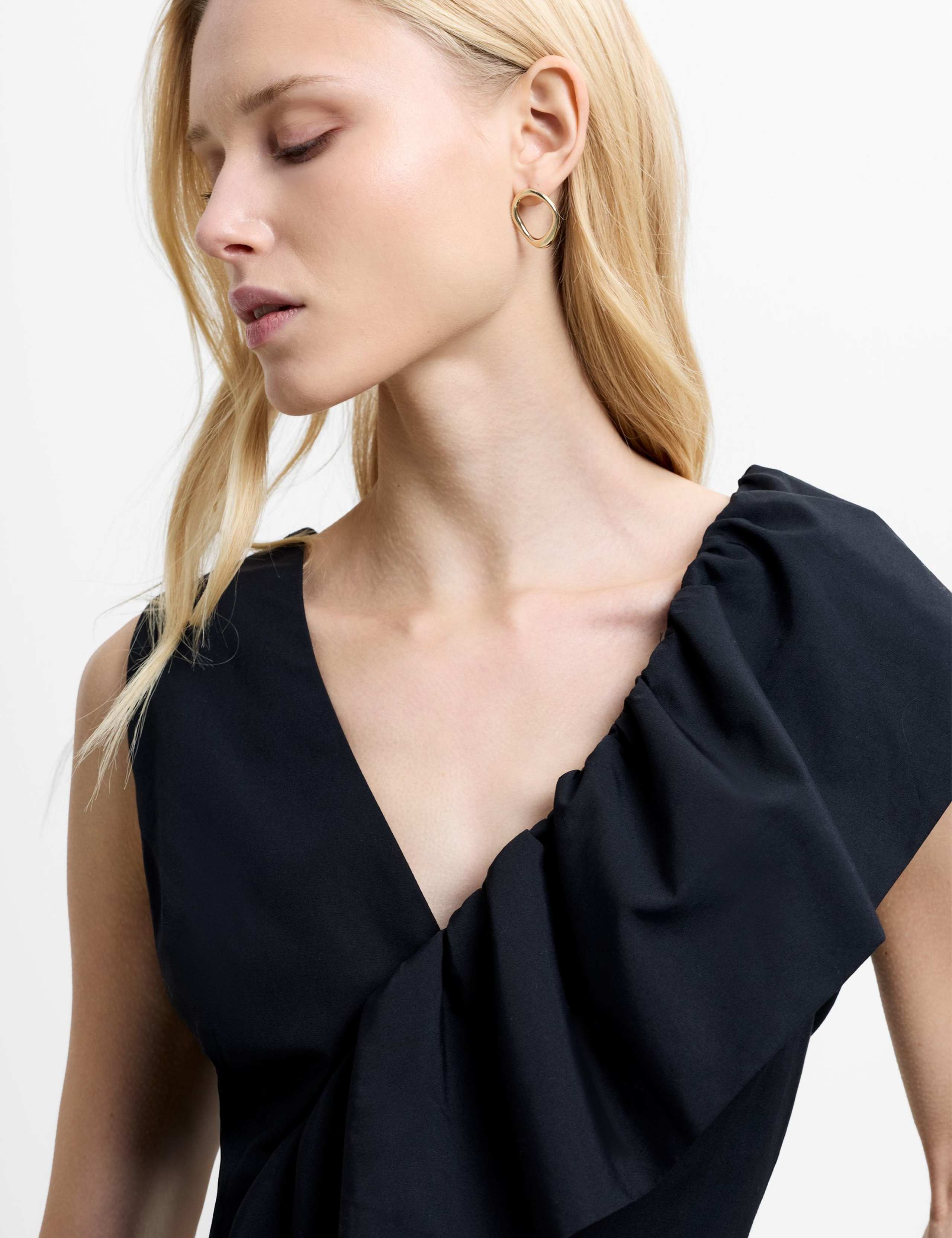 Pure Cotton V-Neck Ruffle Mini Dress 5 of 5